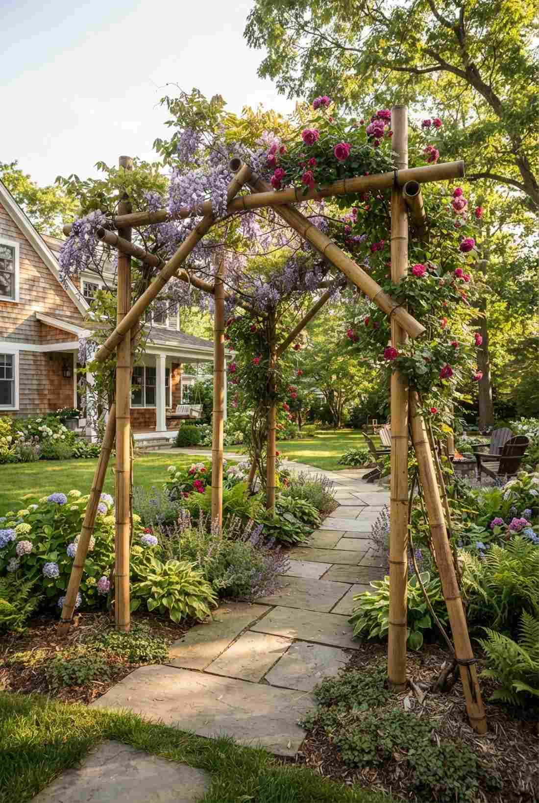 bamboo arbors and trellises