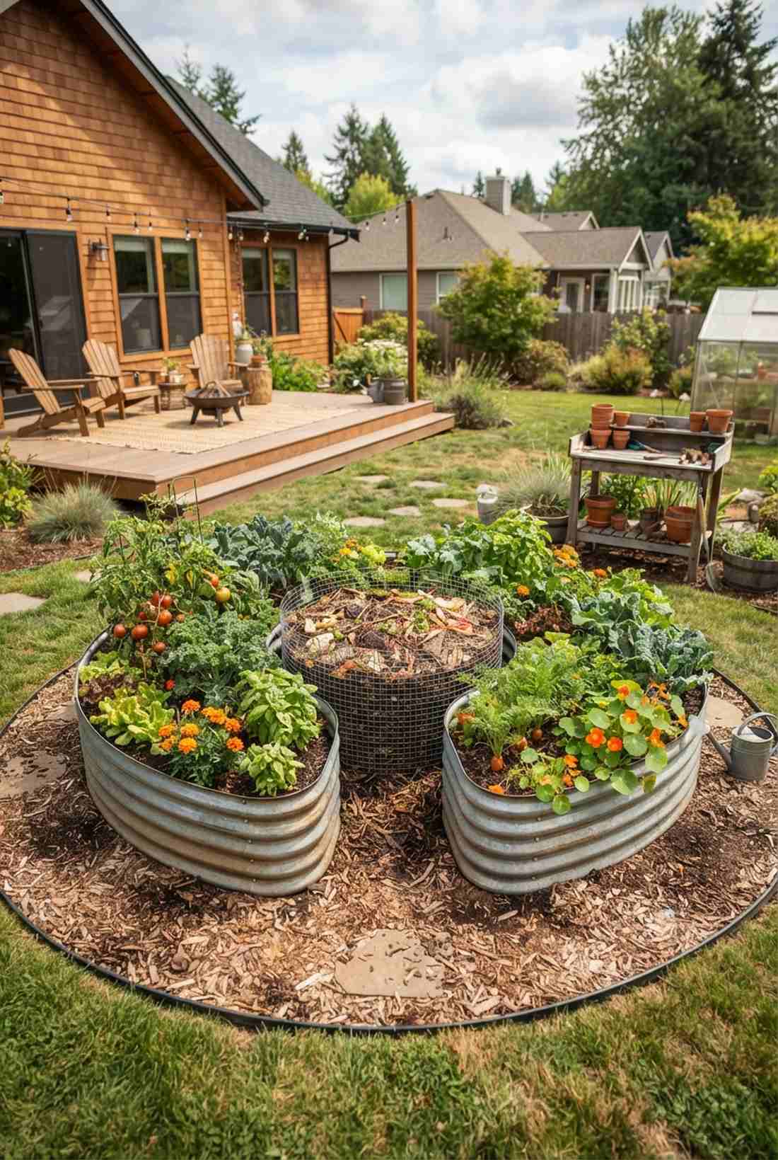 circular keyhole garden