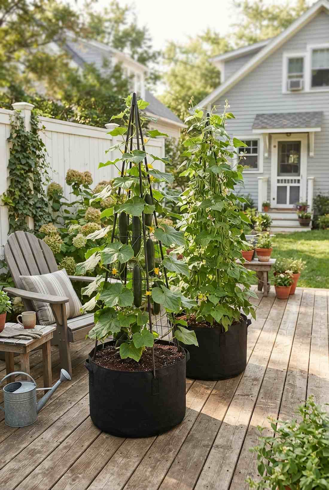 climbing vegetable containers