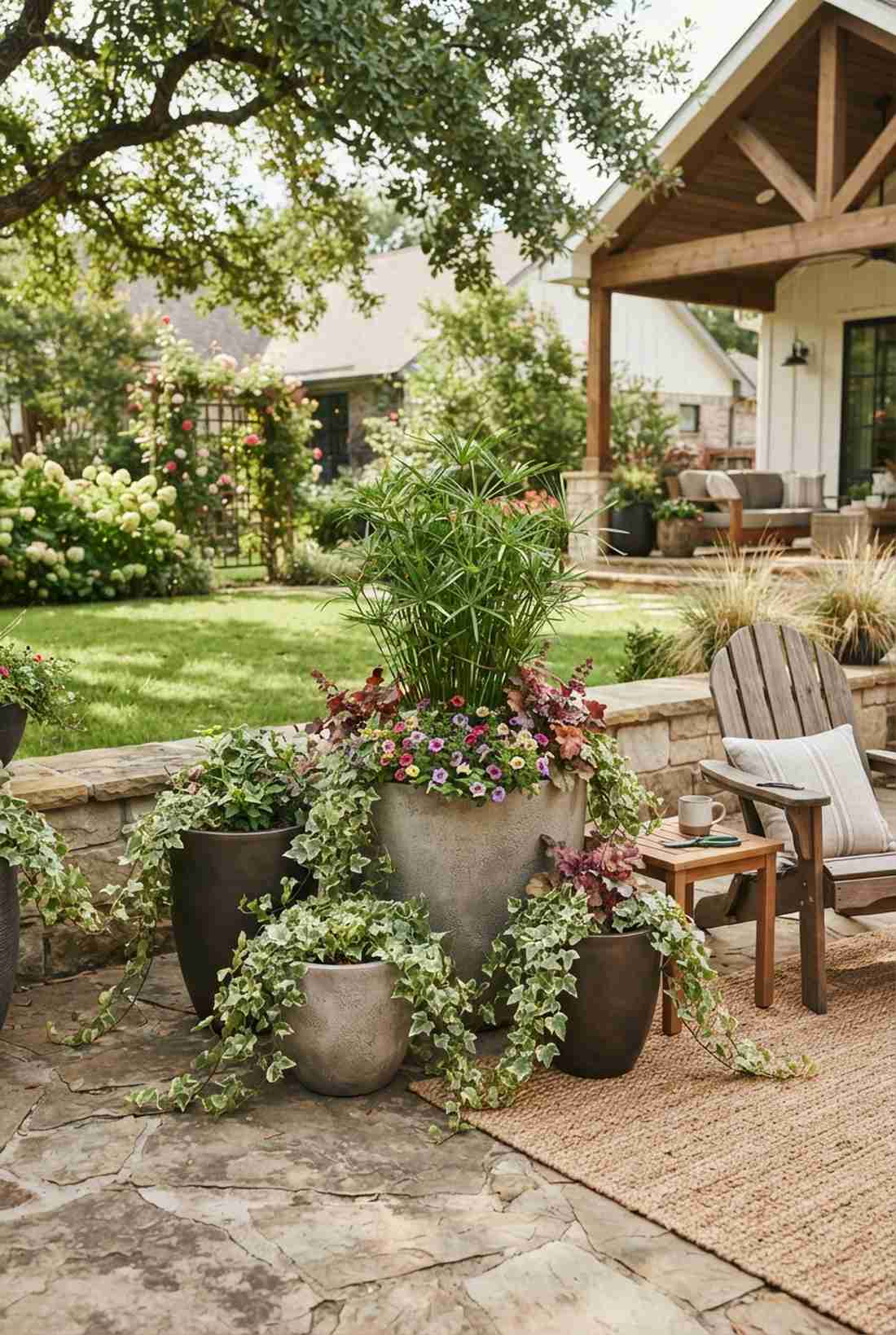 container garden vignettes