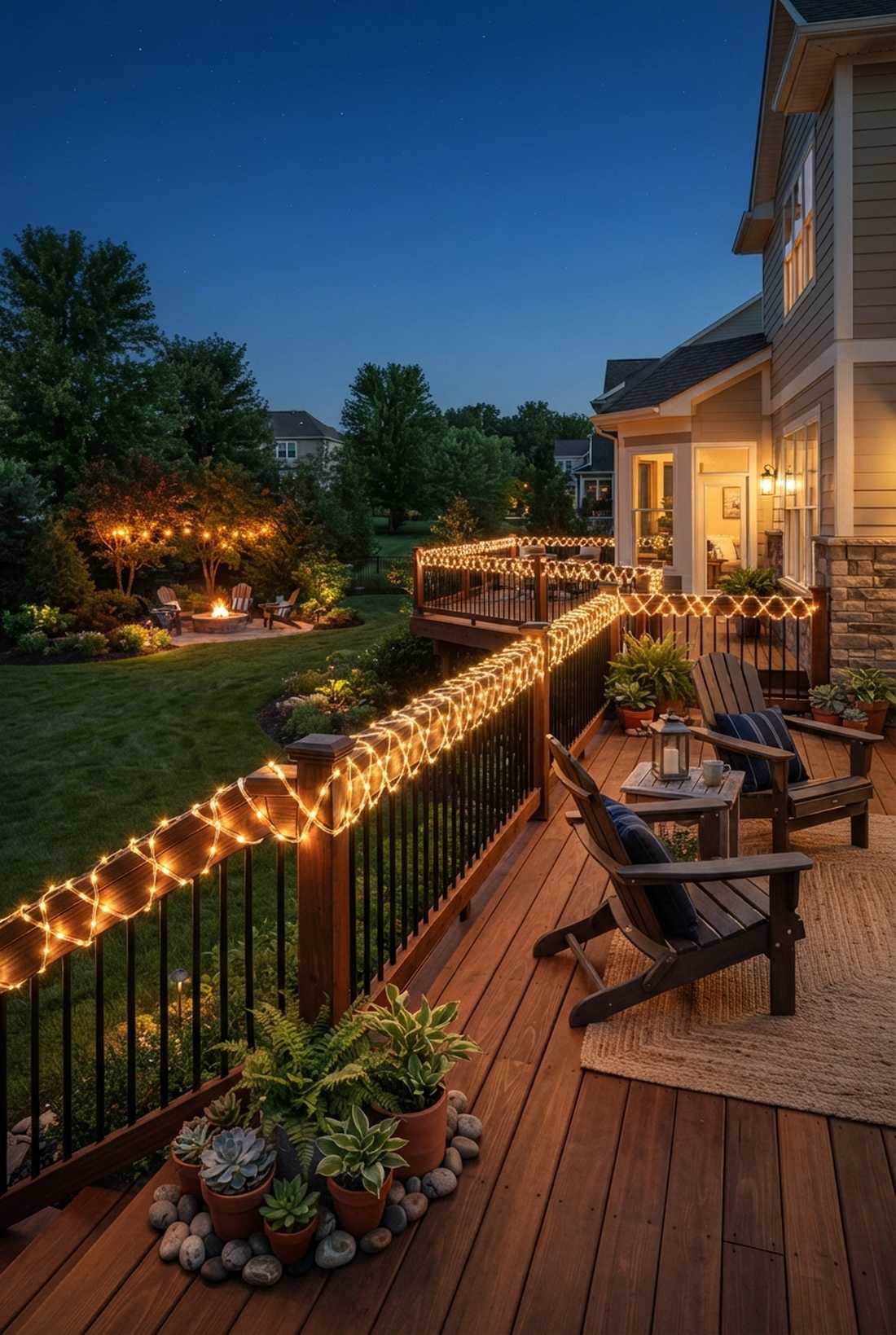 deck railing weaving