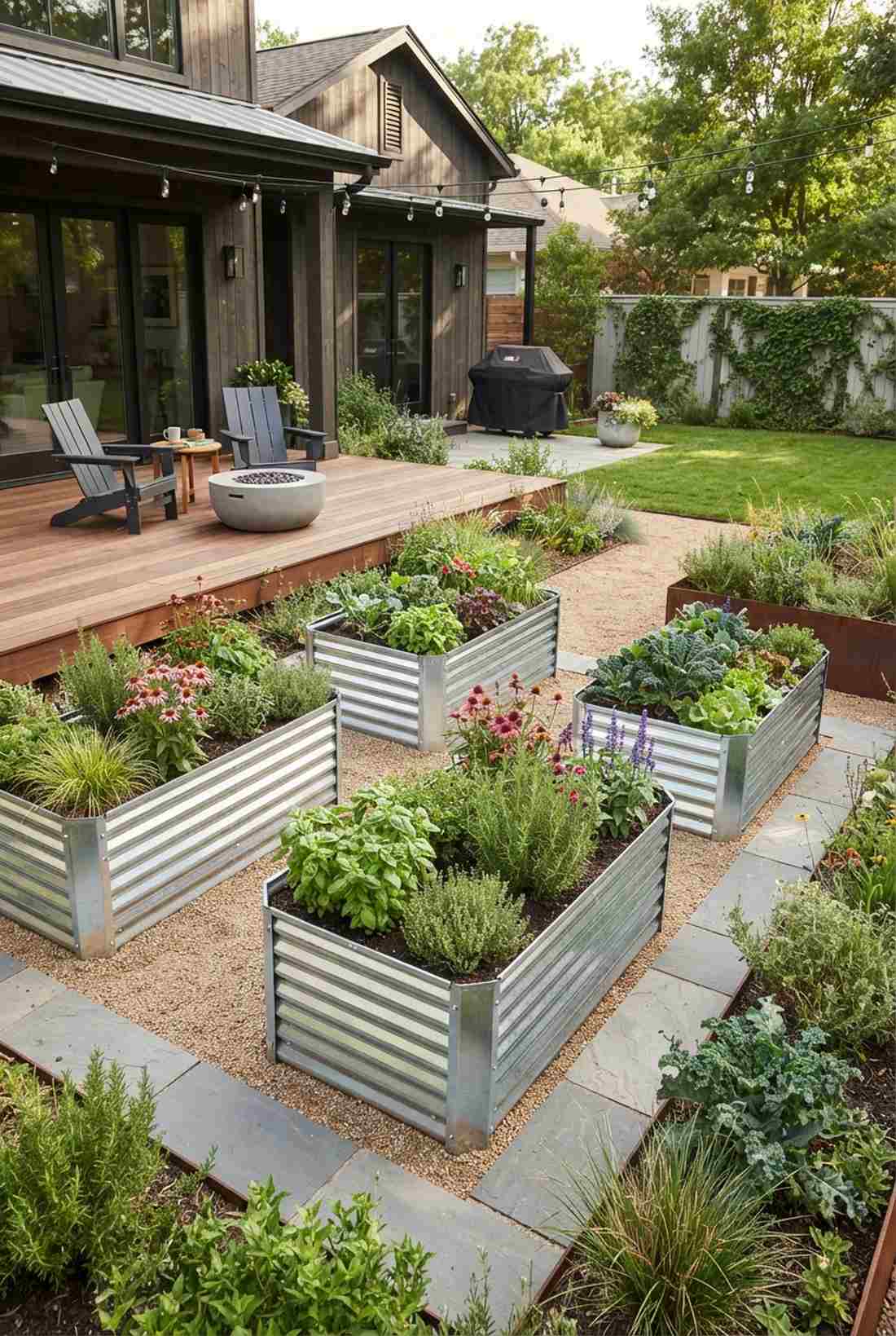 galvanized metal moderne