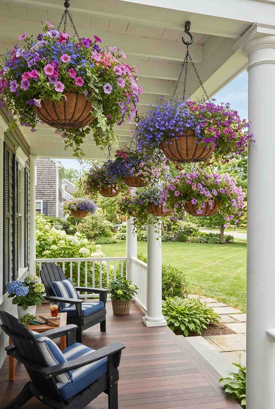hanging cascade layers