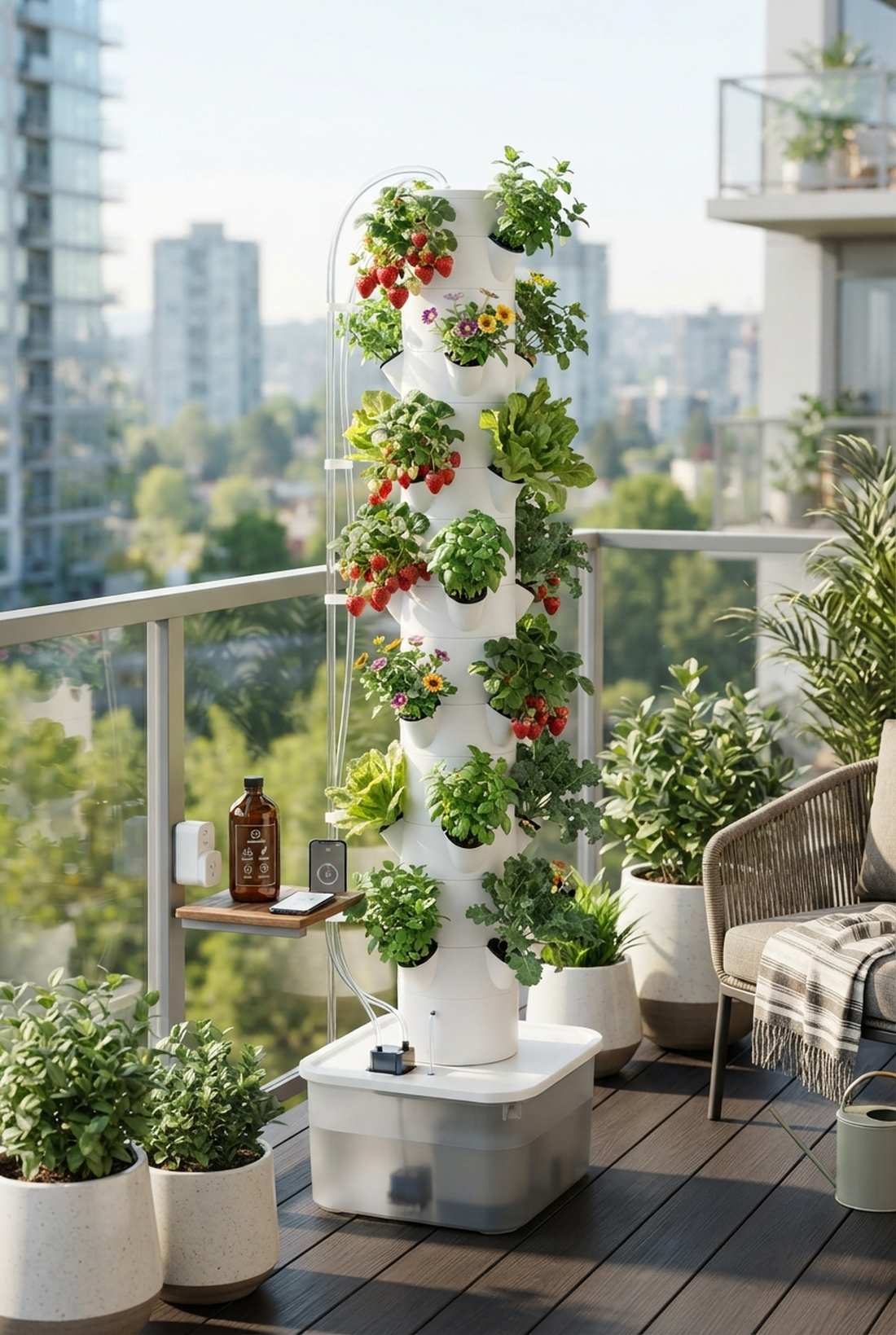 hydroponic vertical tower