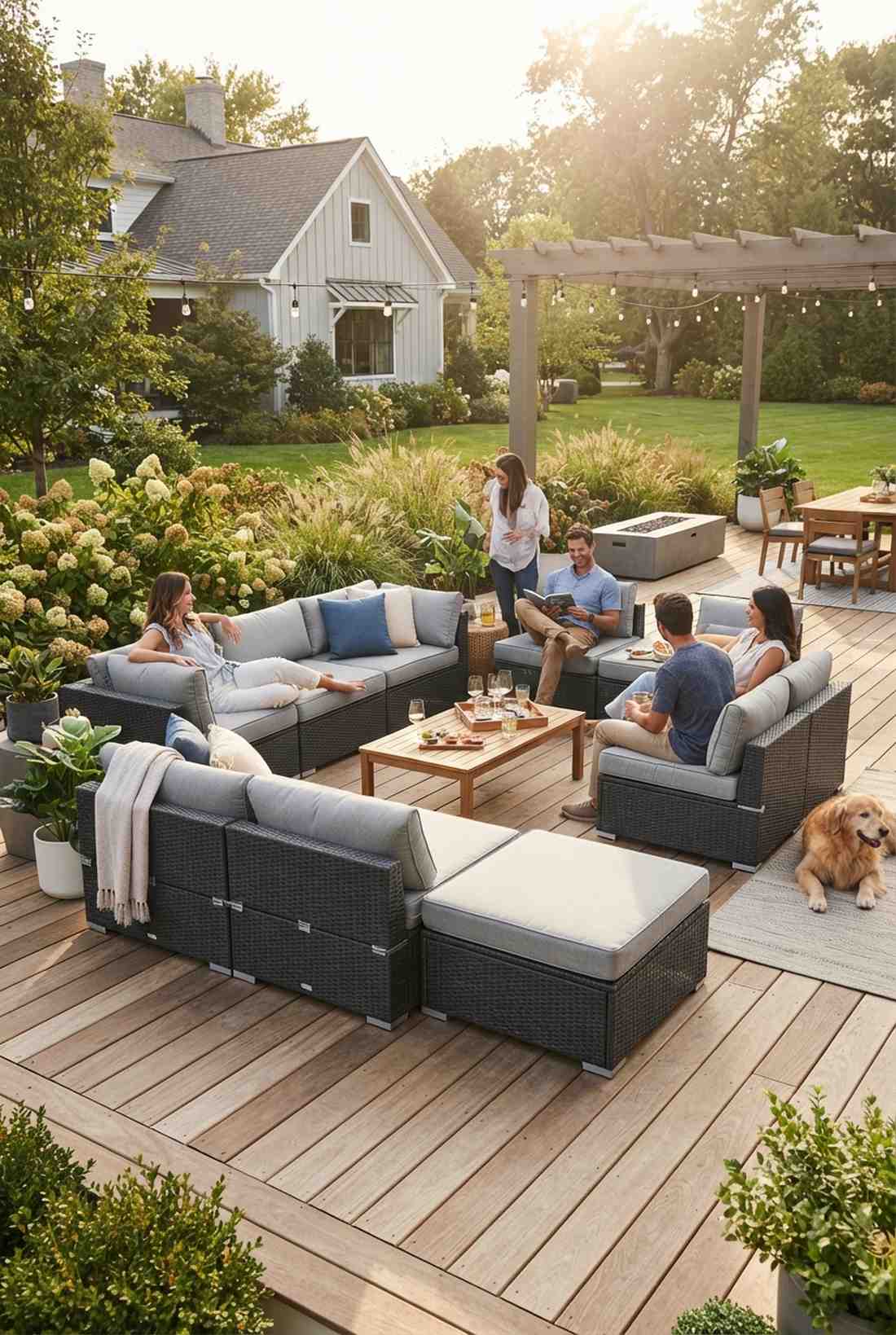 interchangeable component lounge