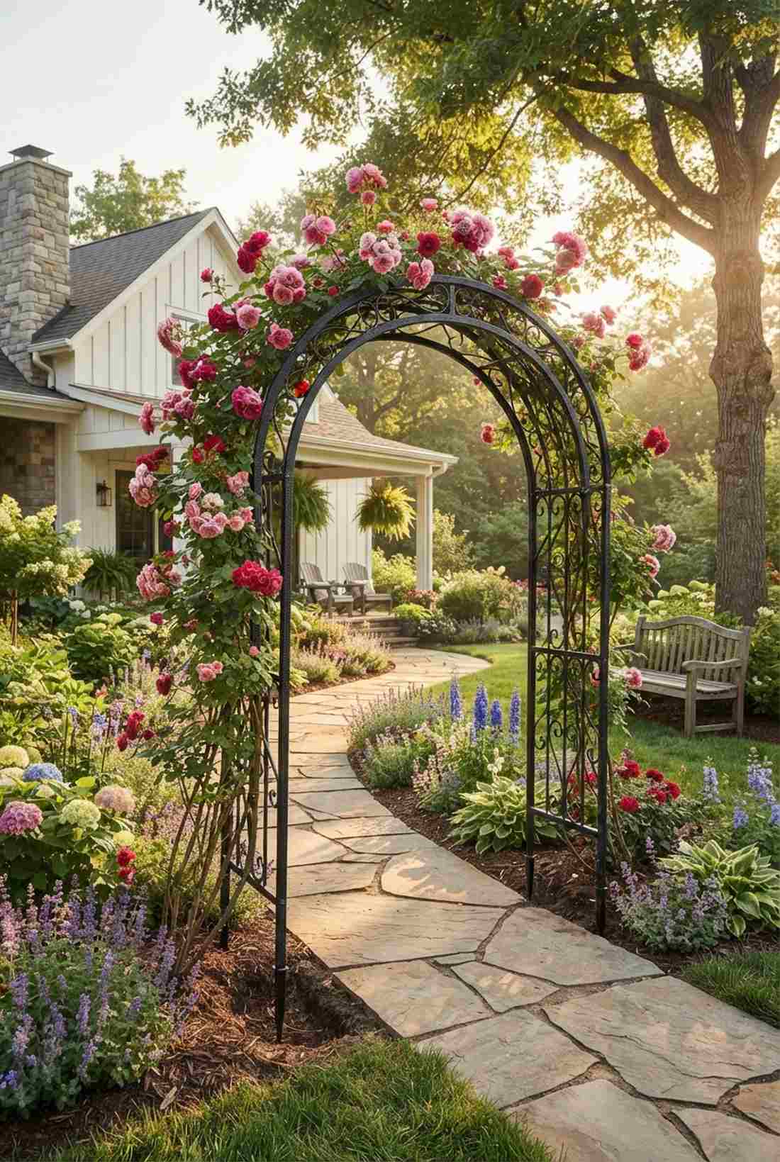 metal garden arch
