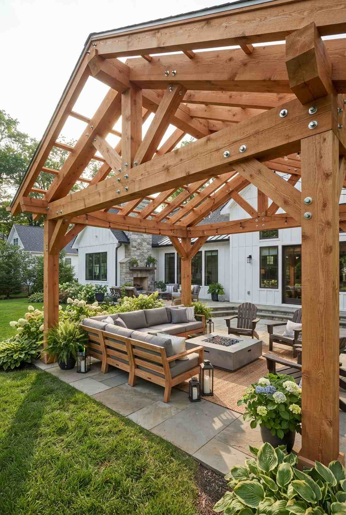 natural cedar timber