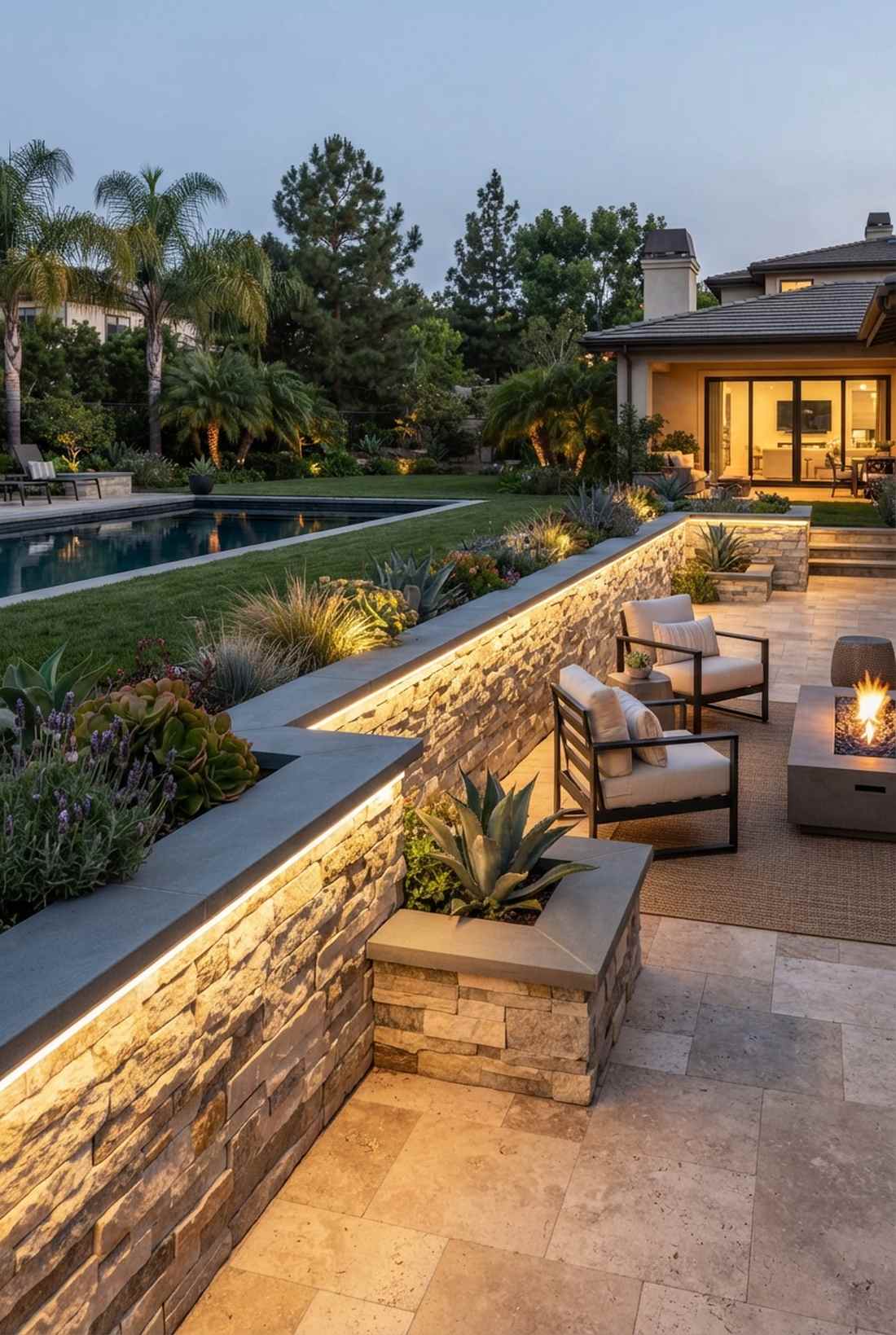 perimeter wall washing lights