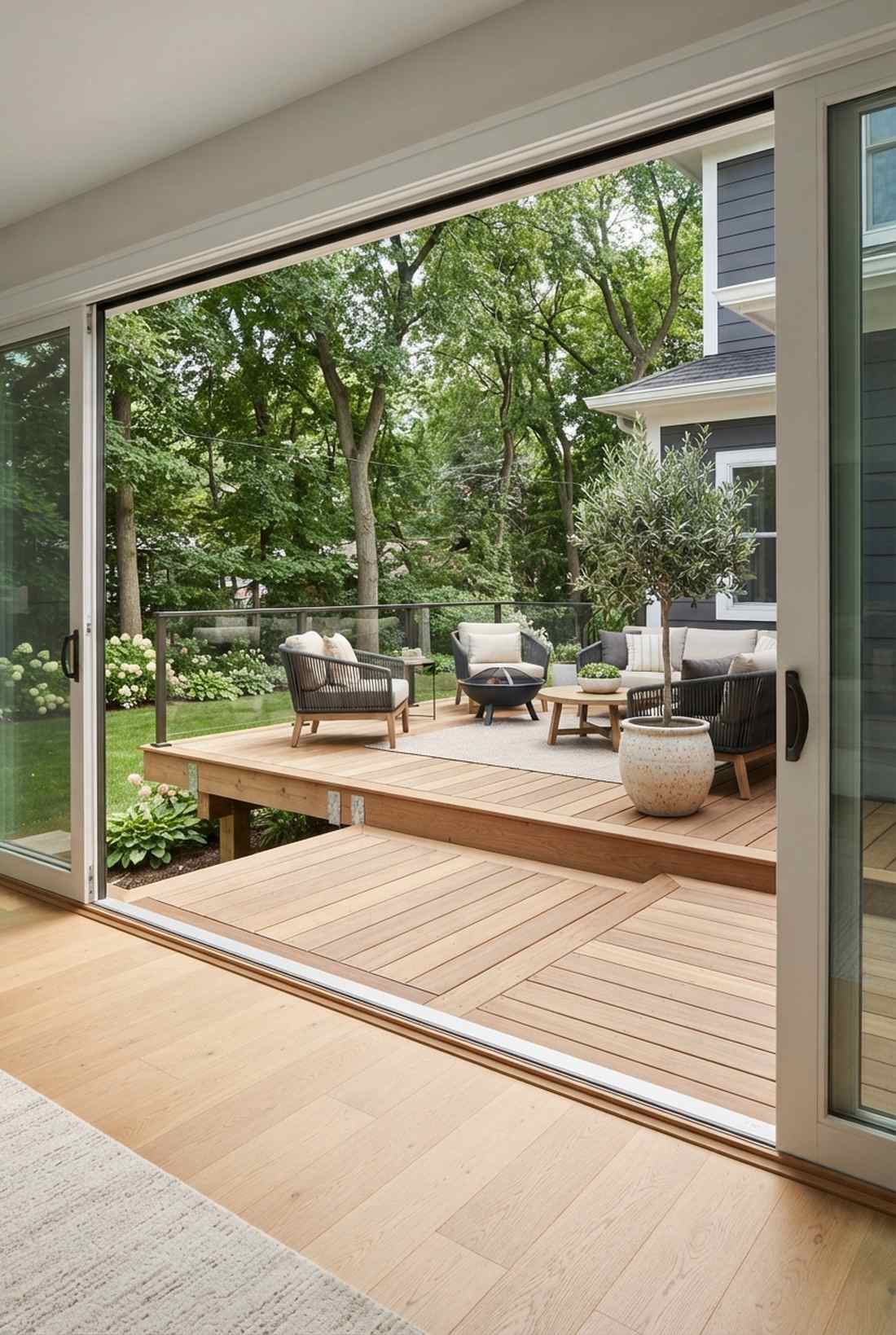 raised deck platforms to match floors