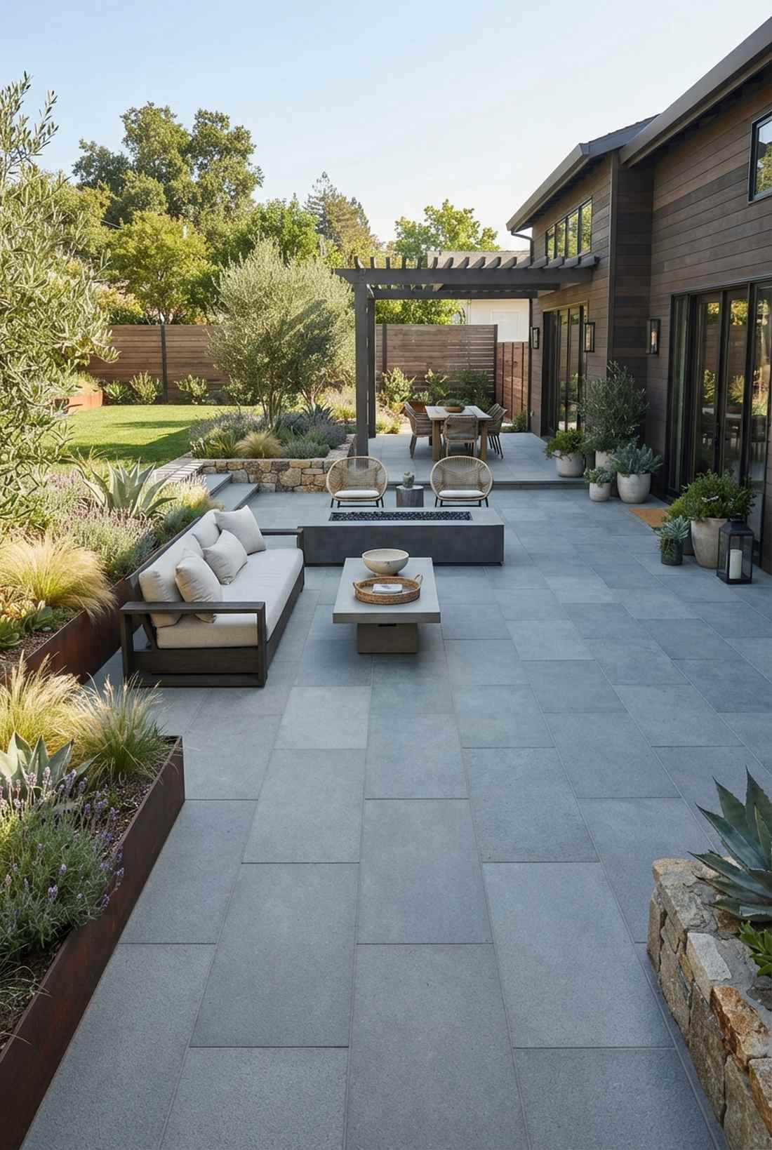 sandblasted bluestone matte