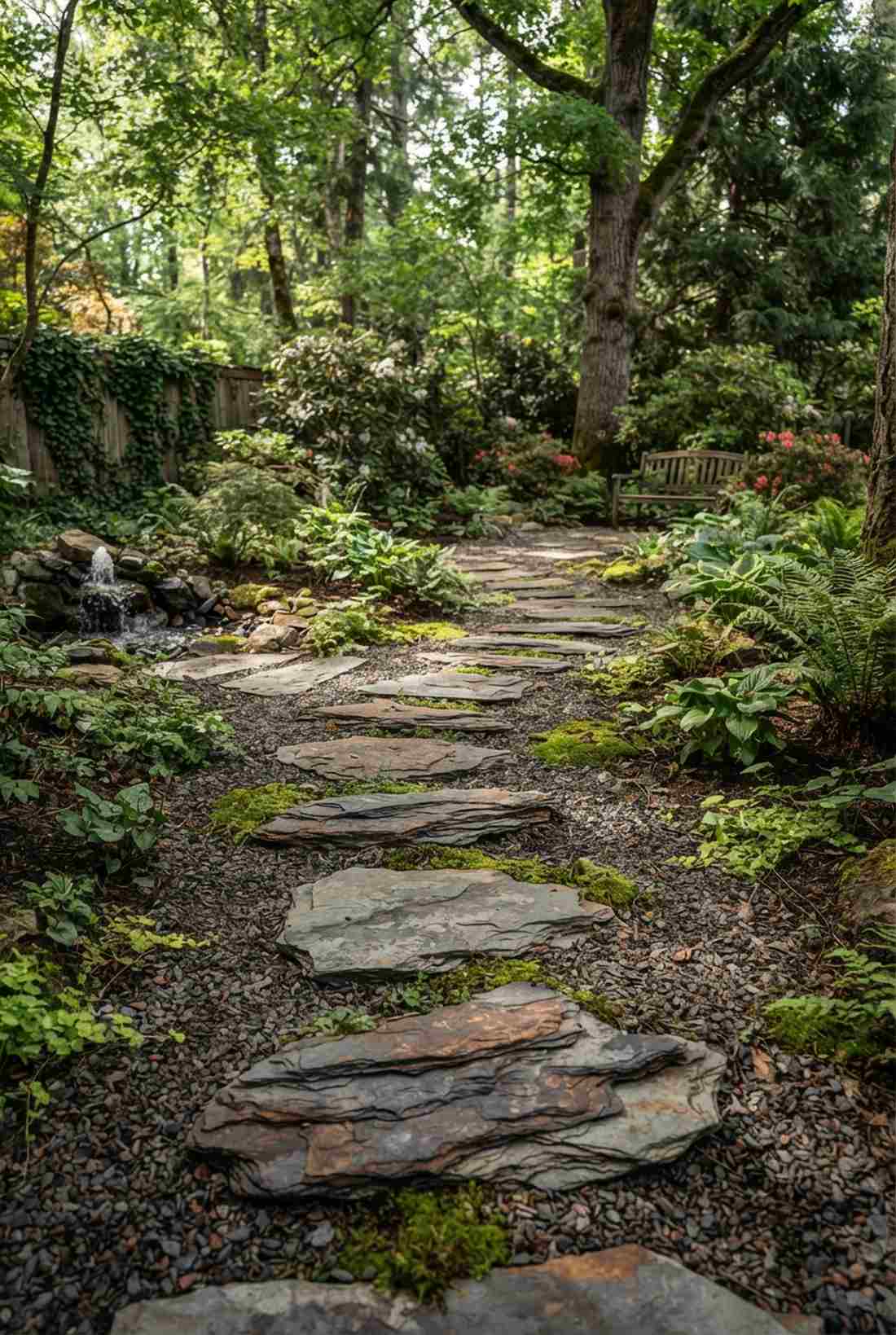 shale layered stepping stones