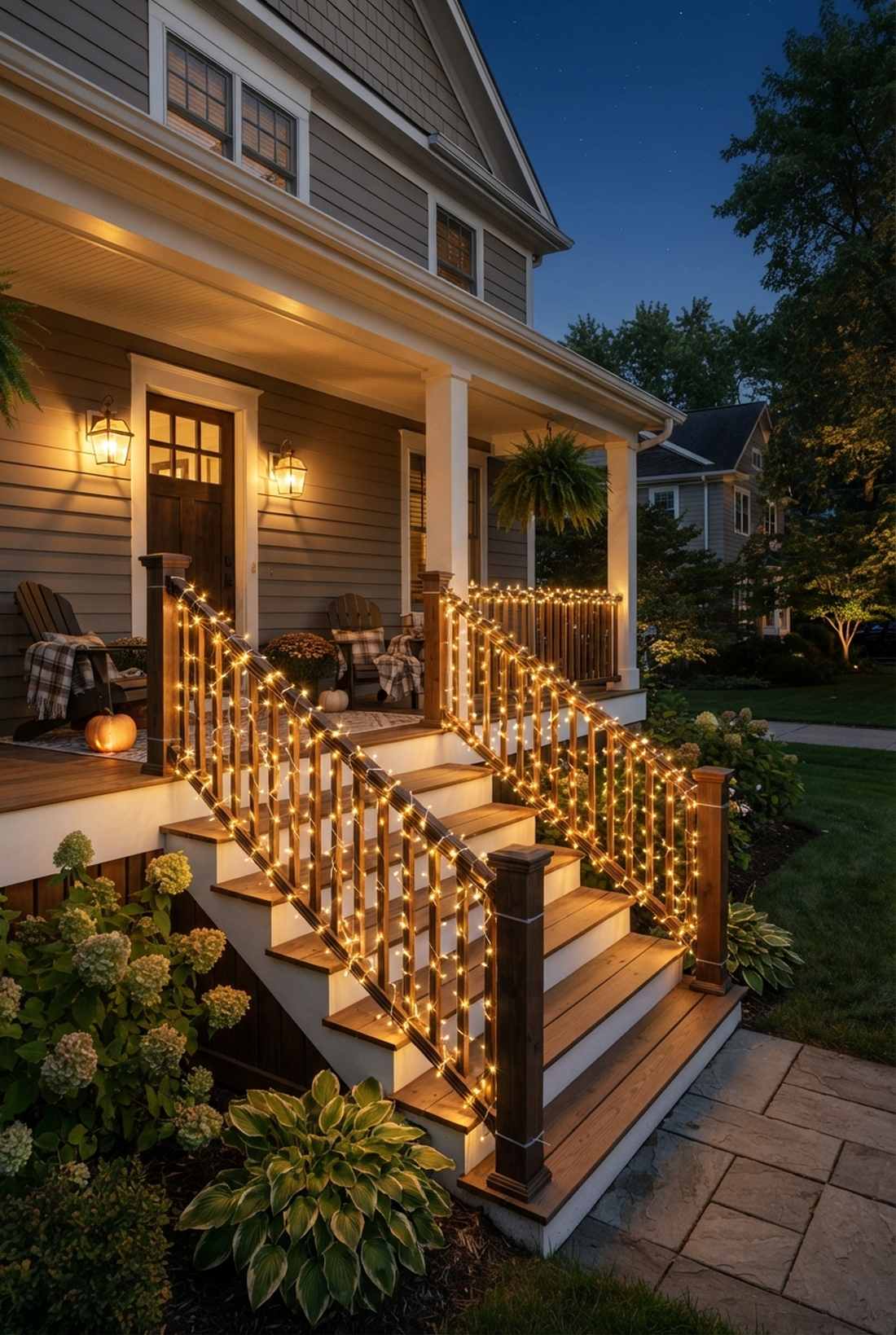 stair railing threading