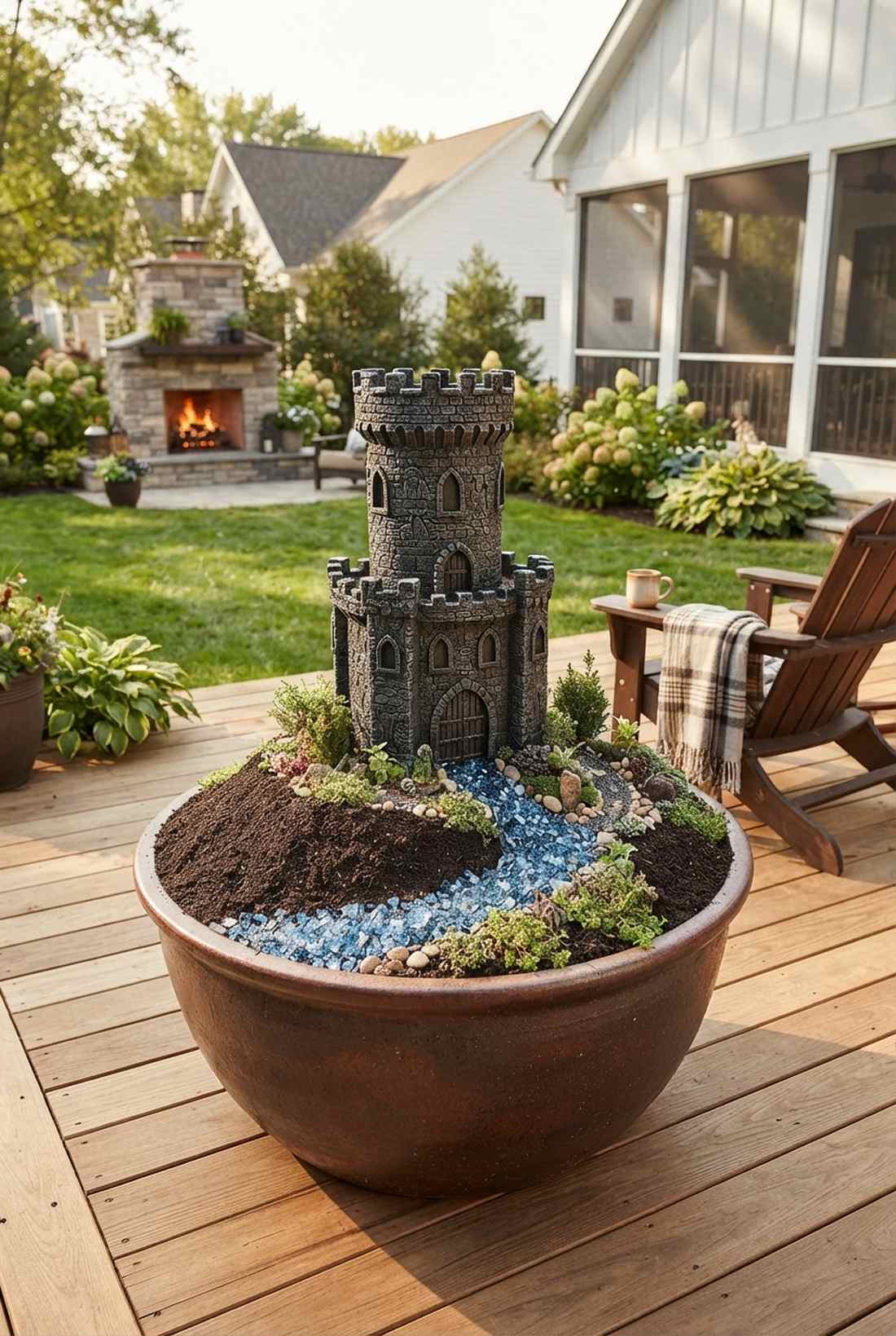 stone castle tower
