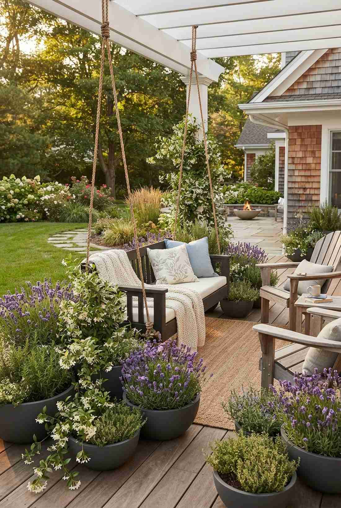 swing surround planting