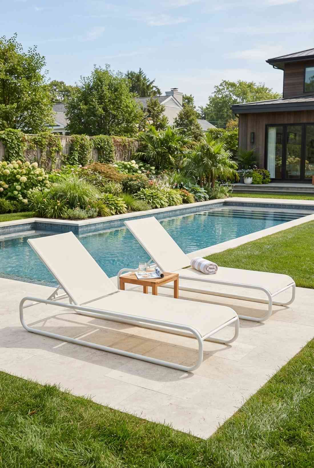 tube steel lounge frame