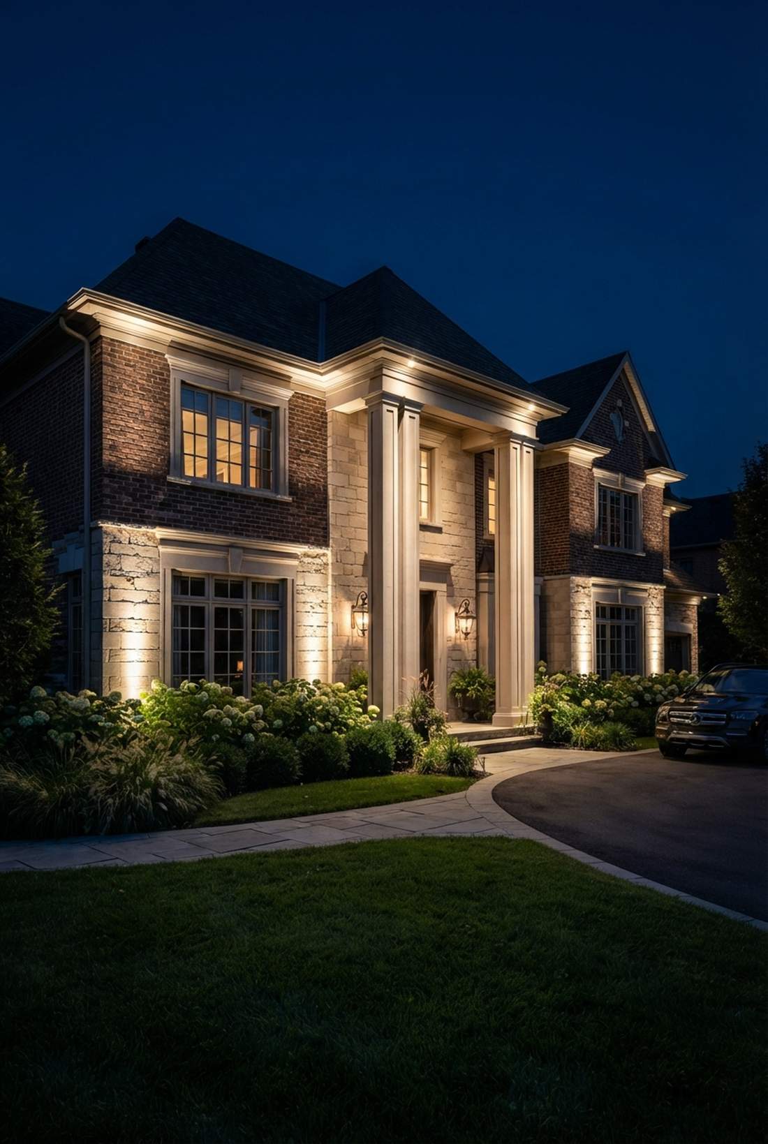 uplighting architectural elements
