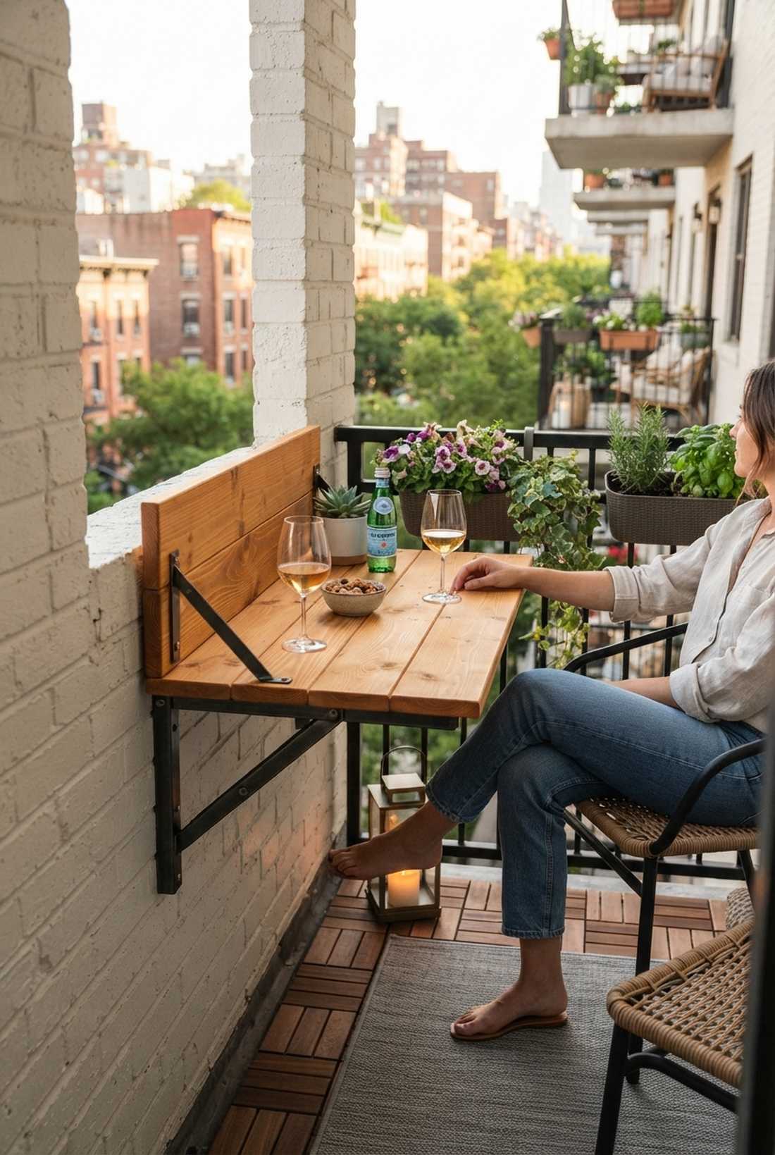 wall mounted fold down bar