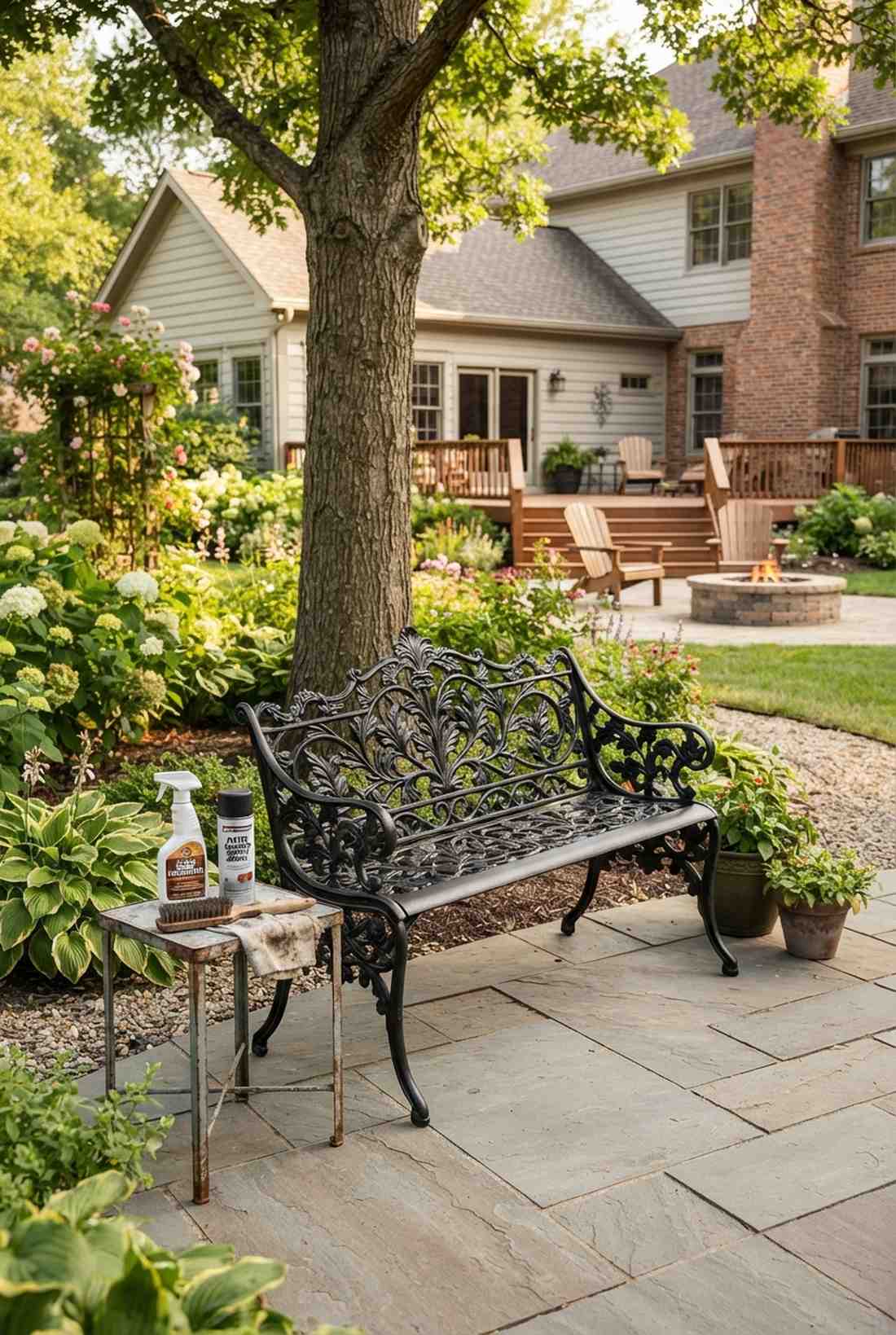 wrought iron rust conversion