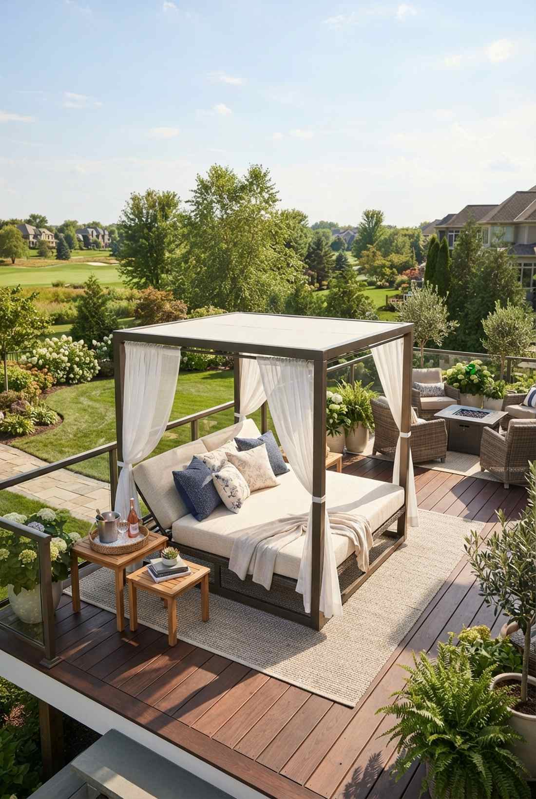 canopy daybeds with curtains
