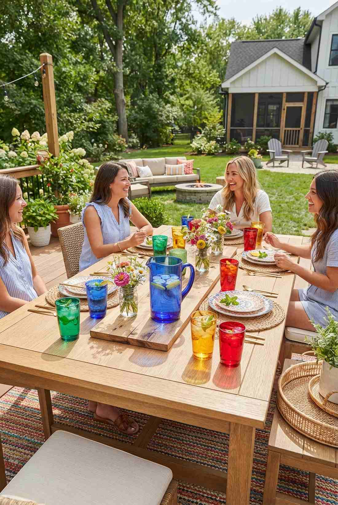 colored glassware statements