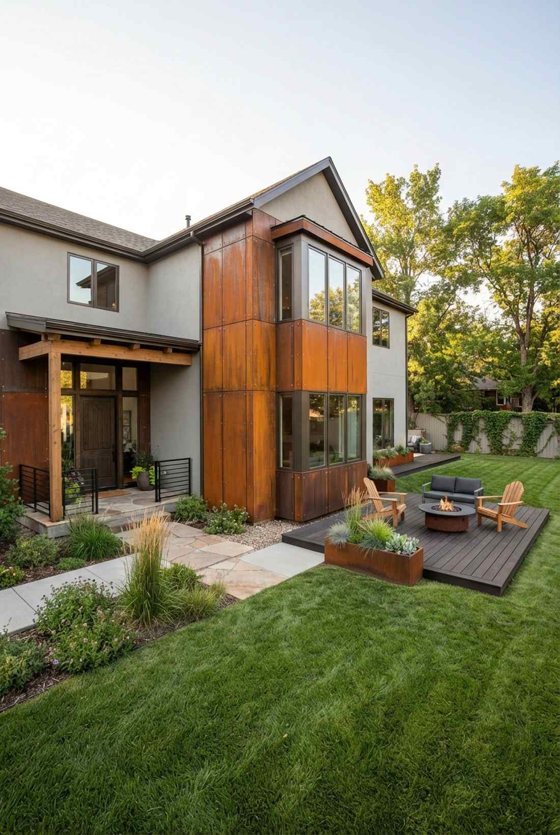 corten steel cladding
