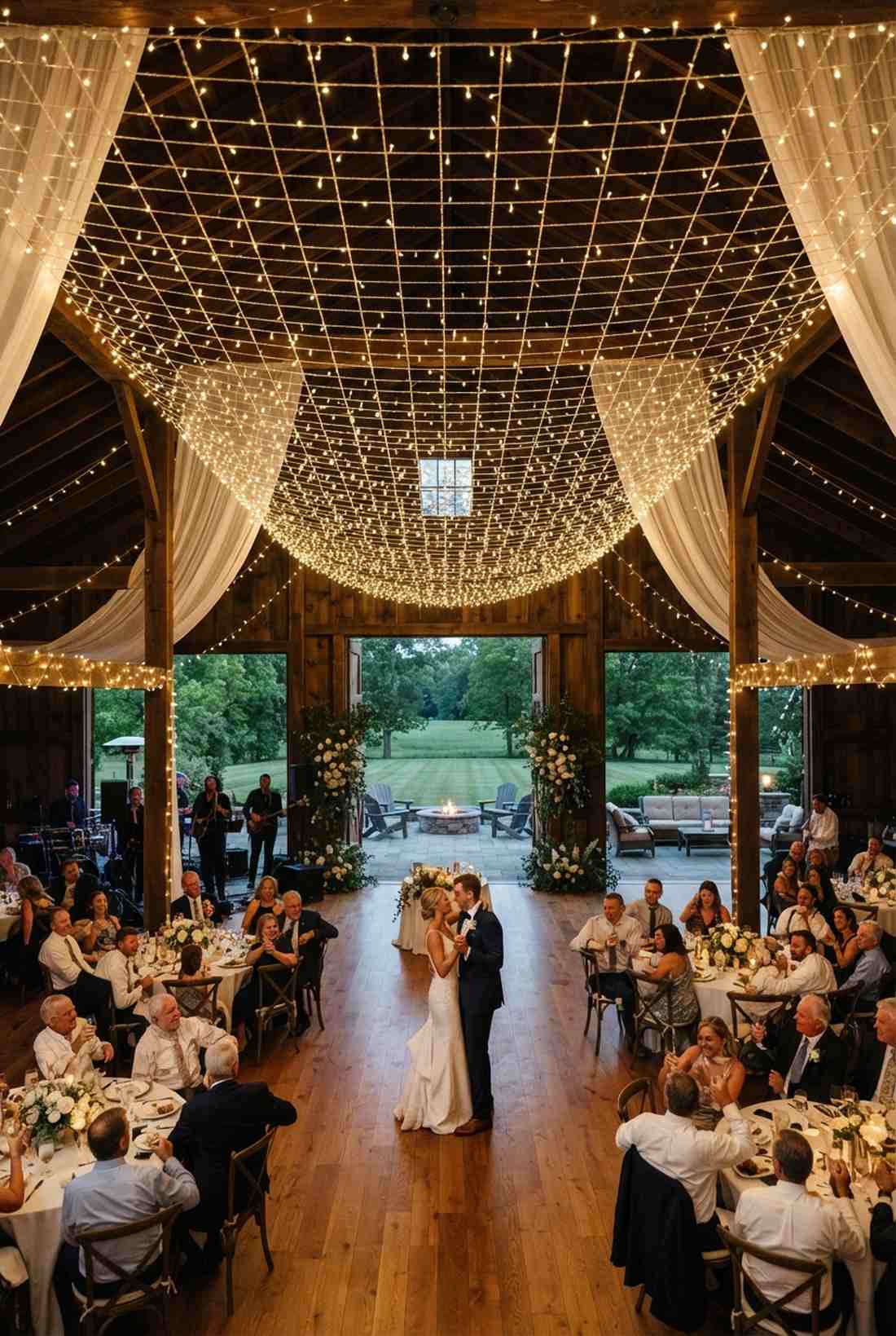 dance floor canopy overhead
