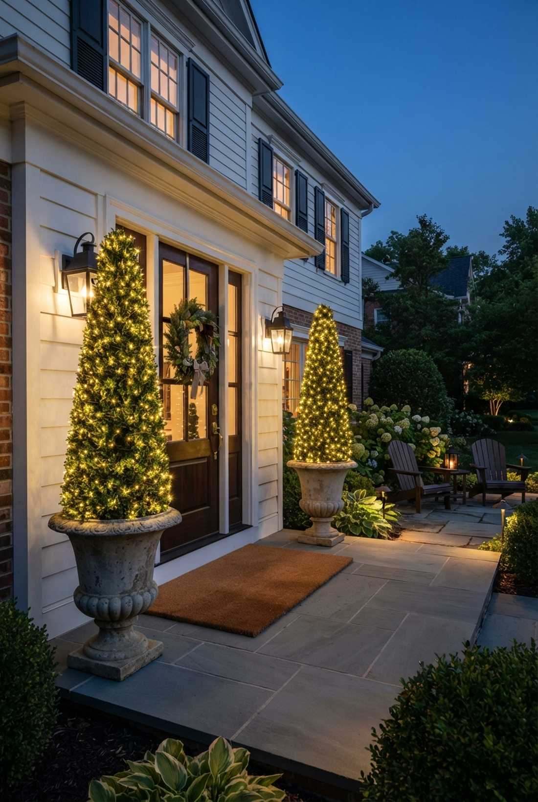 lighted topiary sculptures