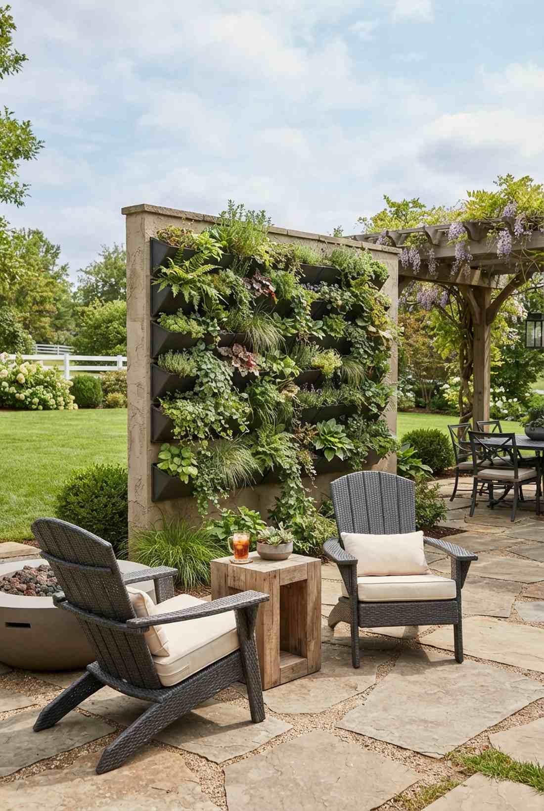 living wall tray system