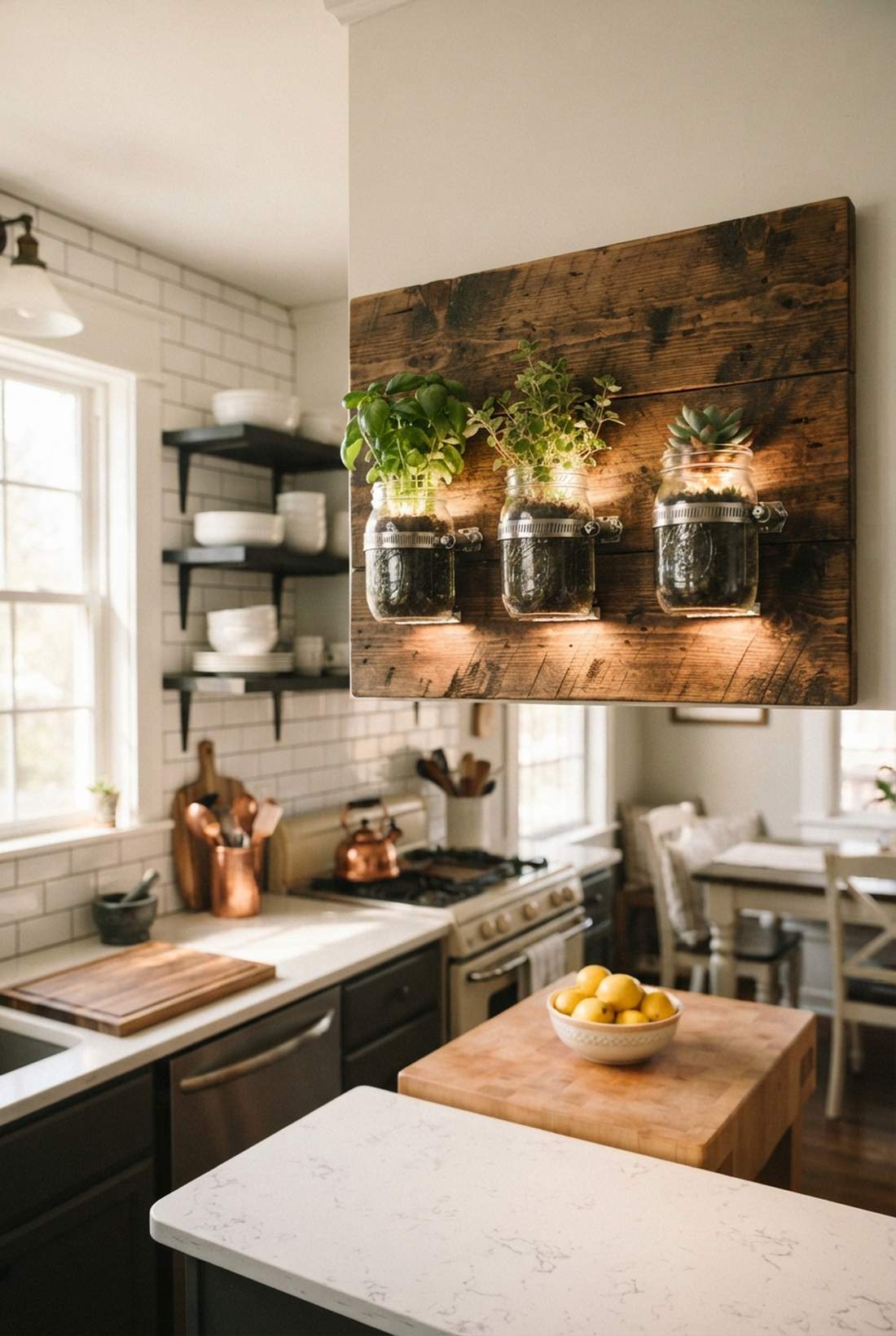 mason jar wall mount