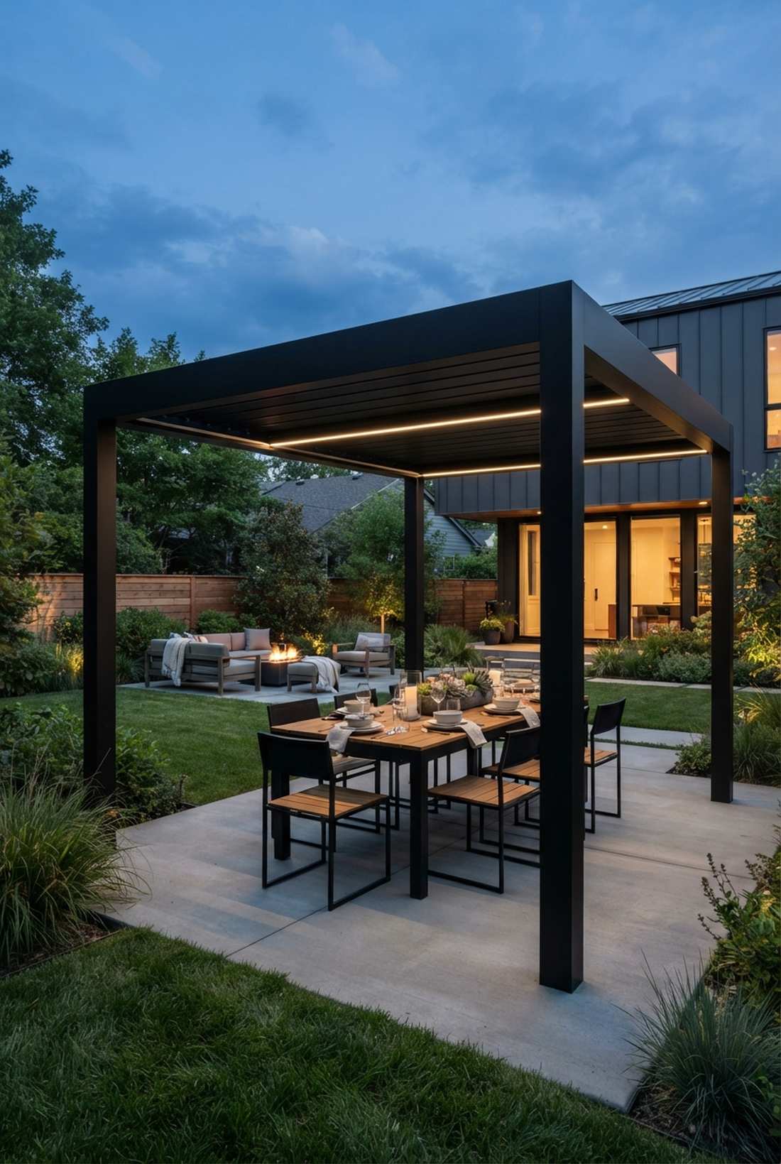 minimalist flat top structure