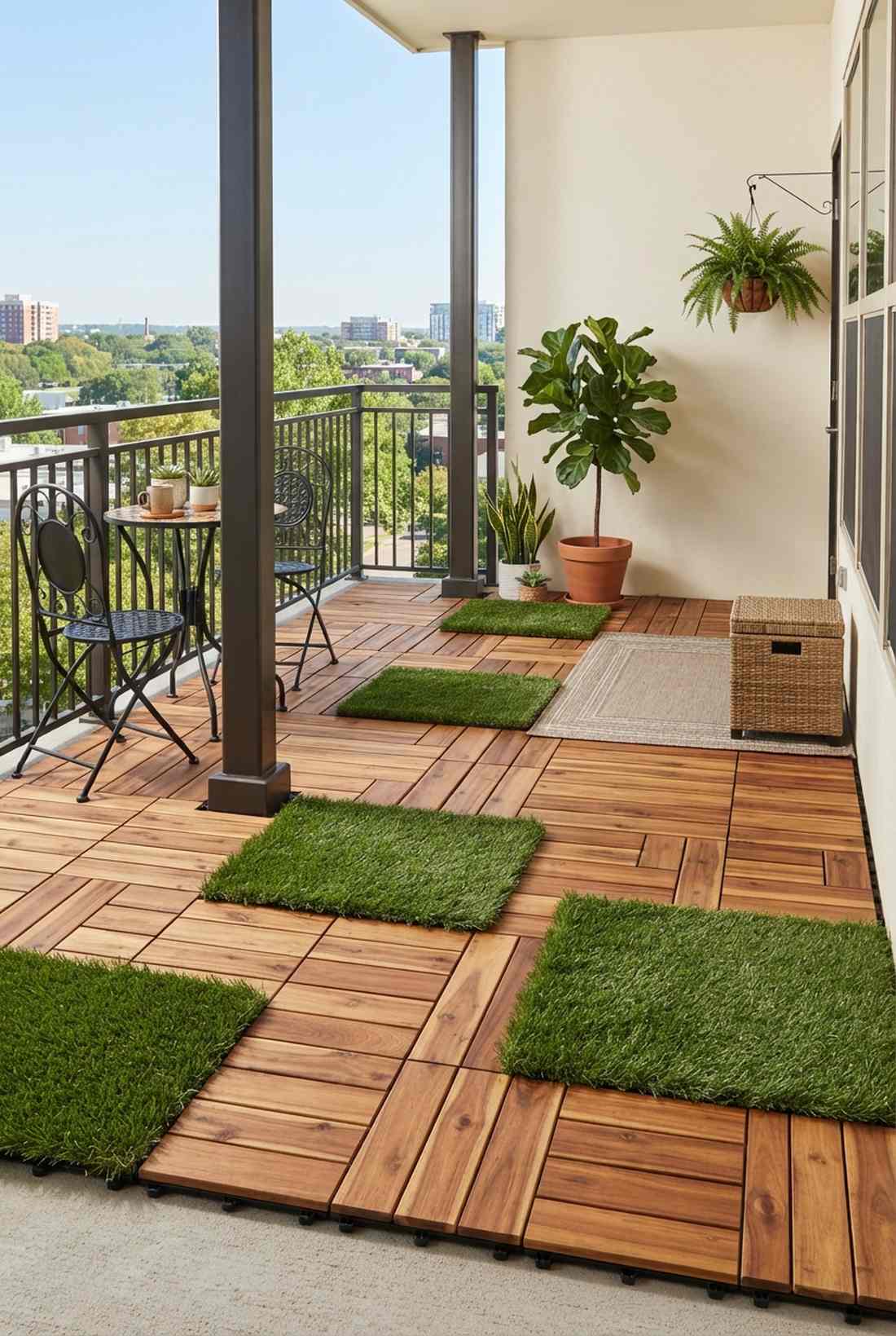 modular deck tile gardens