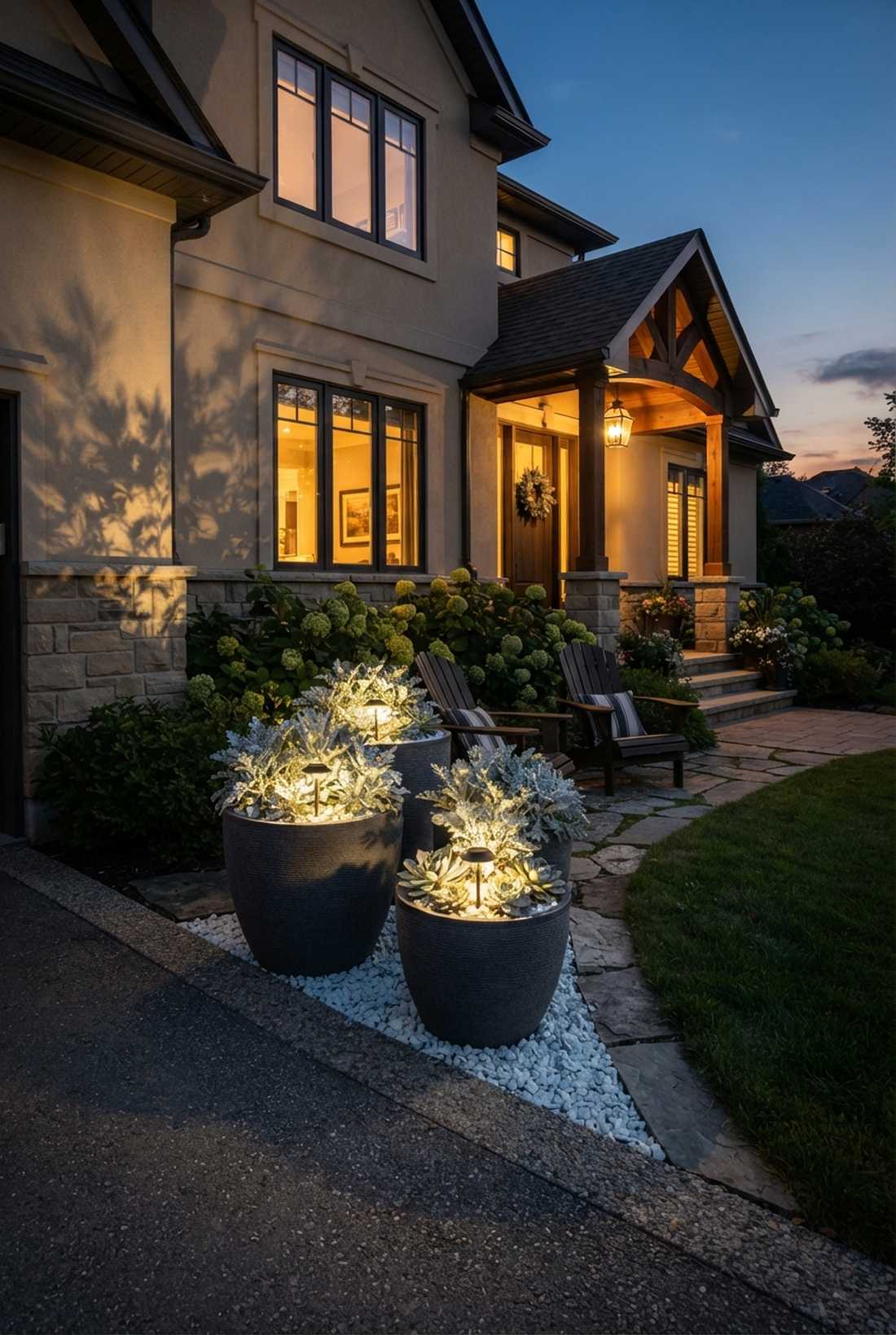 night garden container showcase