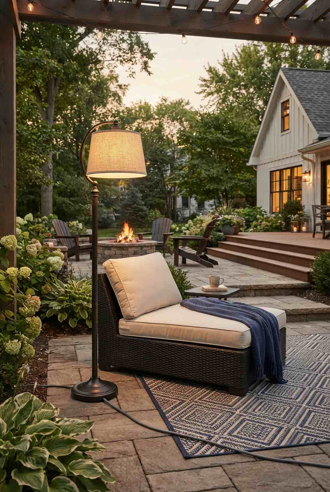 outdoor floor lamps