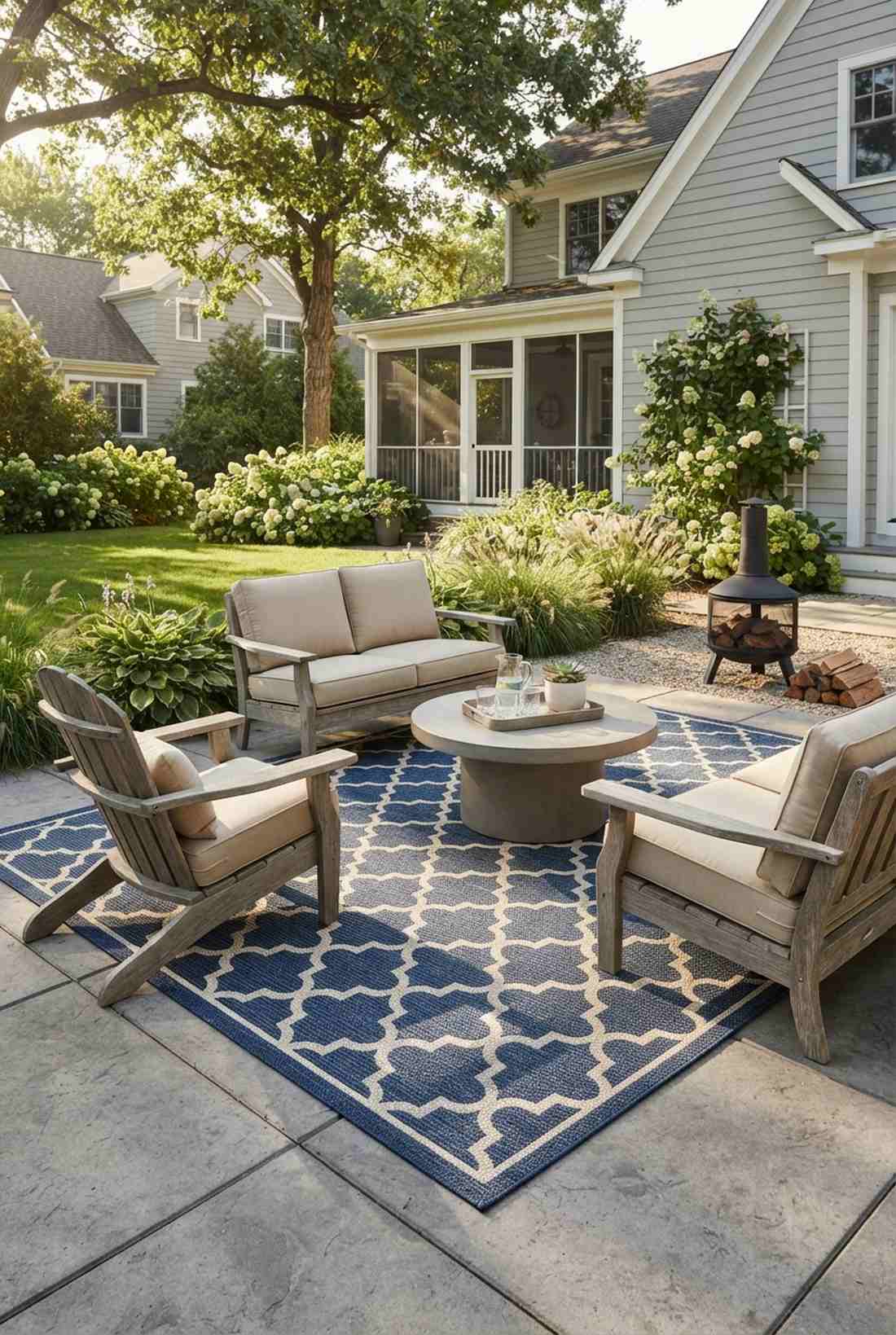 oversized outdoor rug