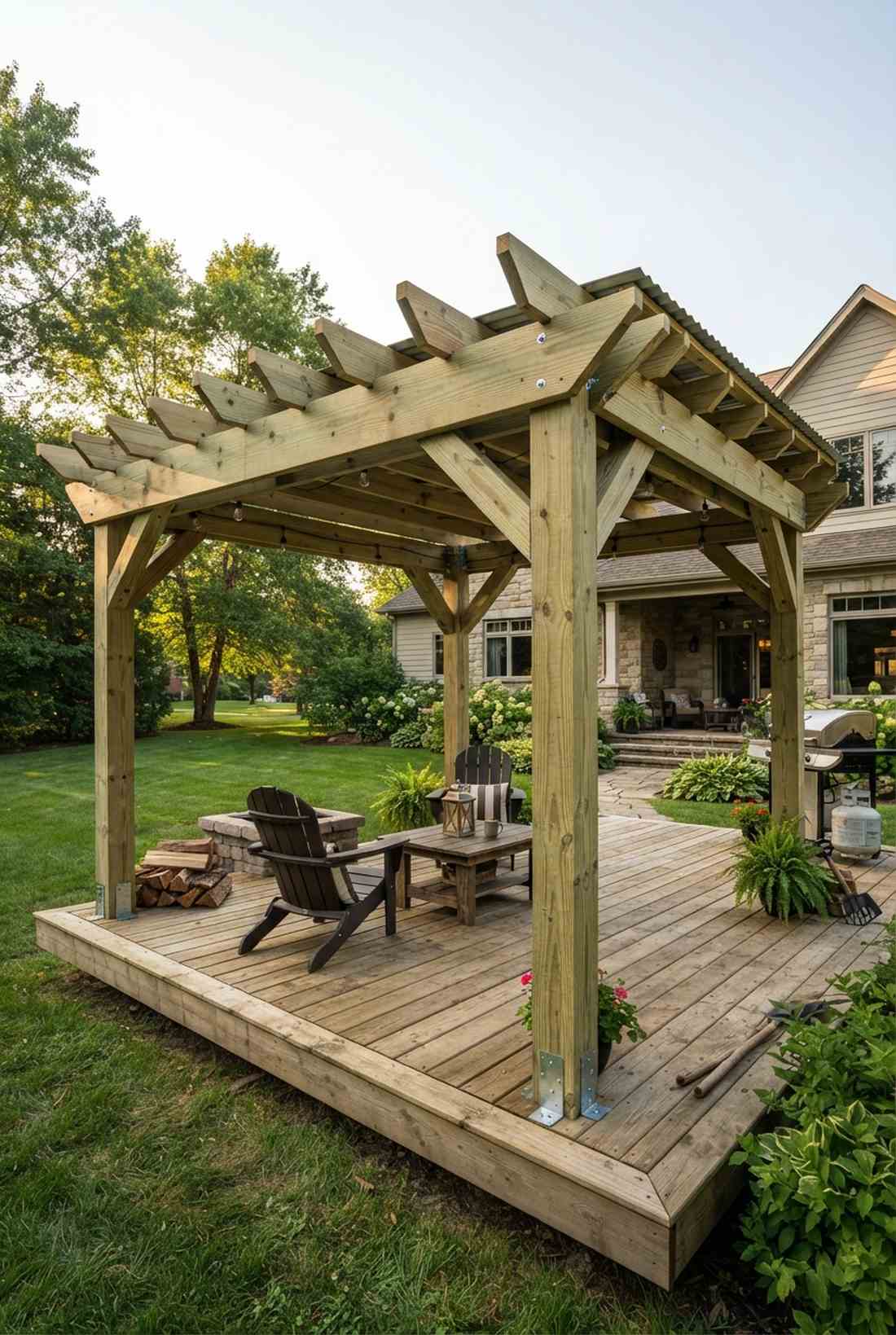 pressure treated timber frame