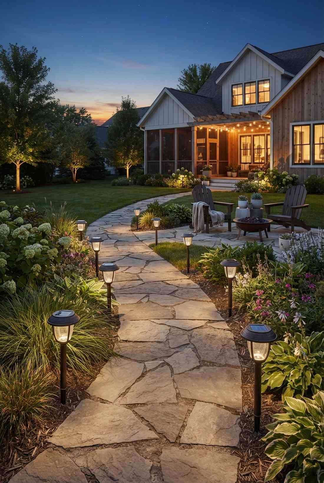 solar smart path lights