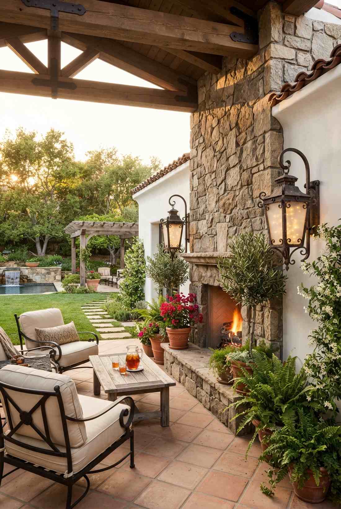 spanish colonial iron lanterns