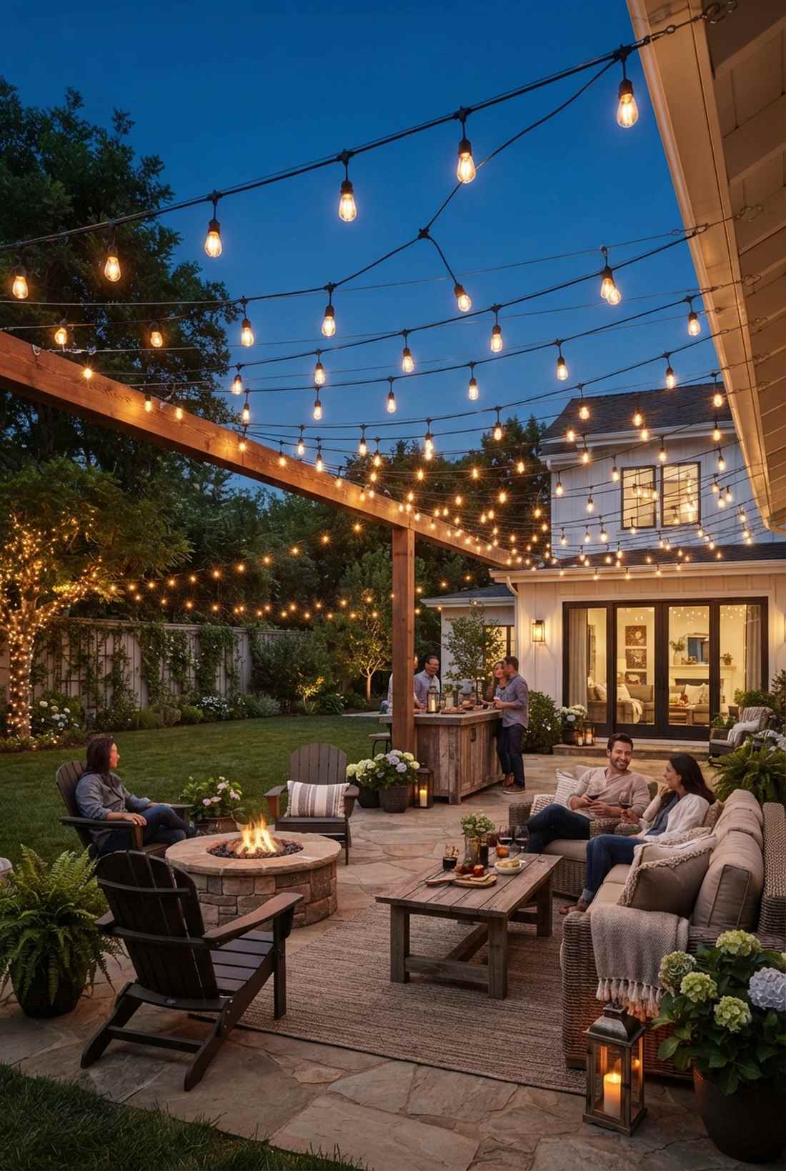 string light canopy