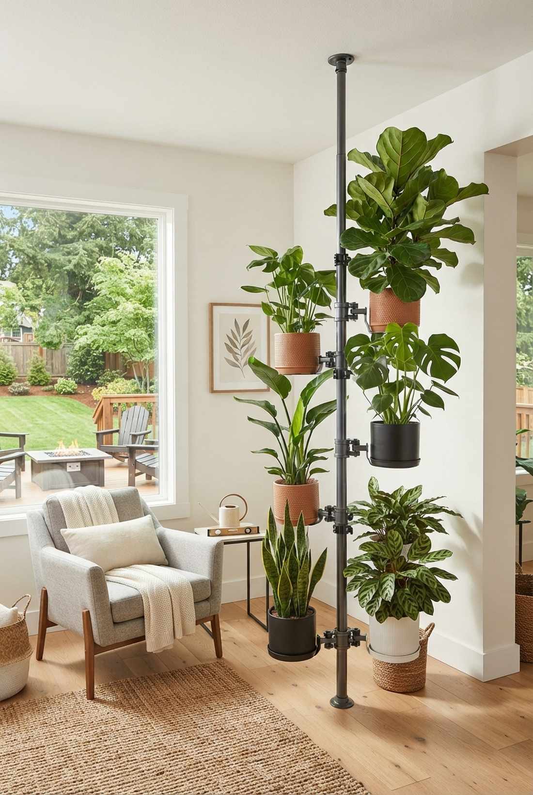 telescope adjustable height stand
