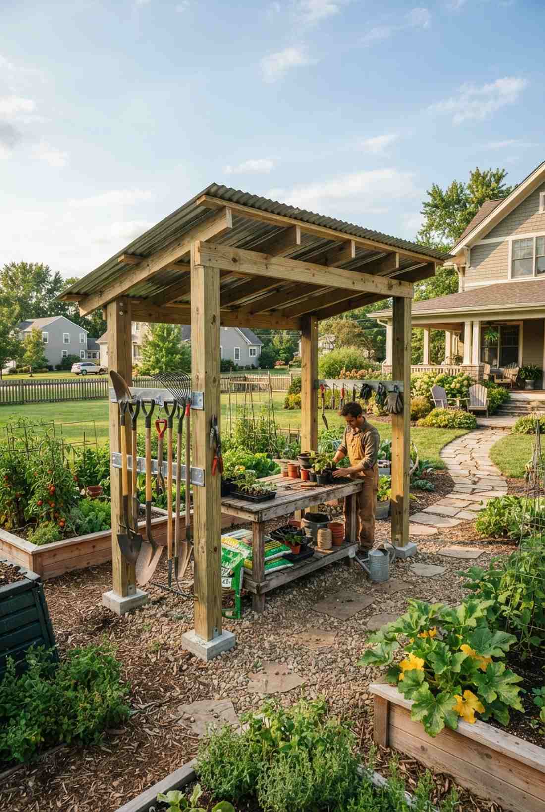 tool station gazebo