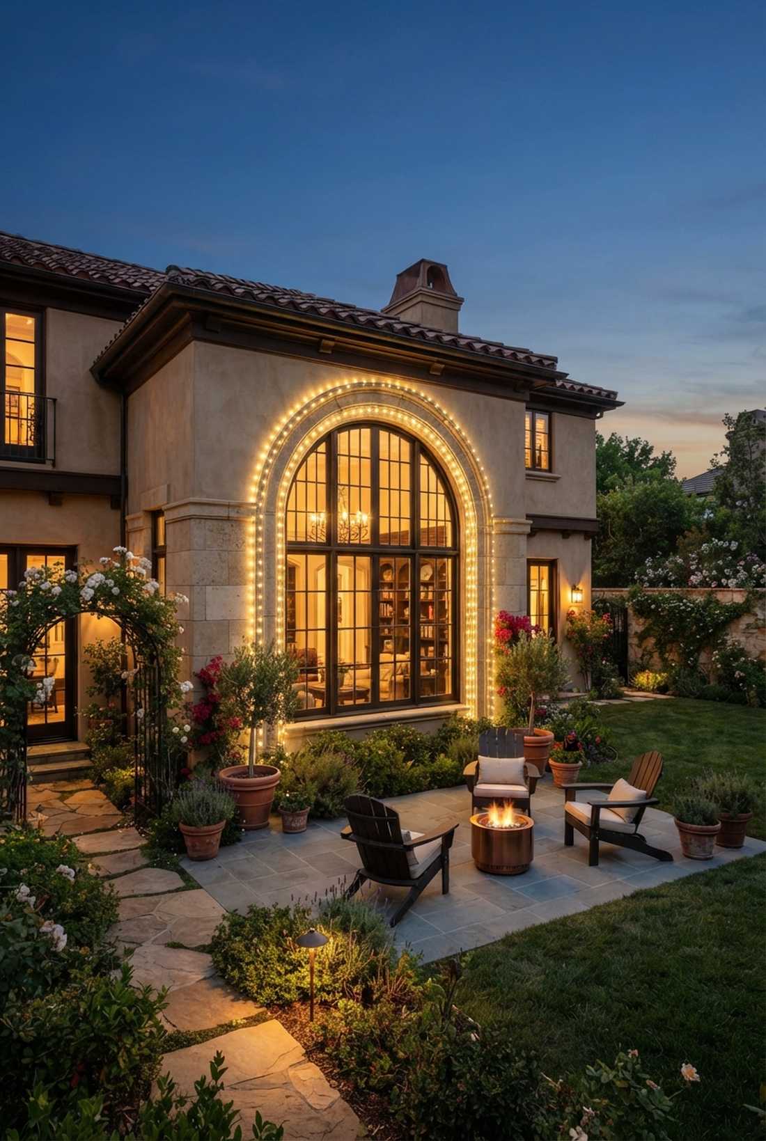arched window elegance