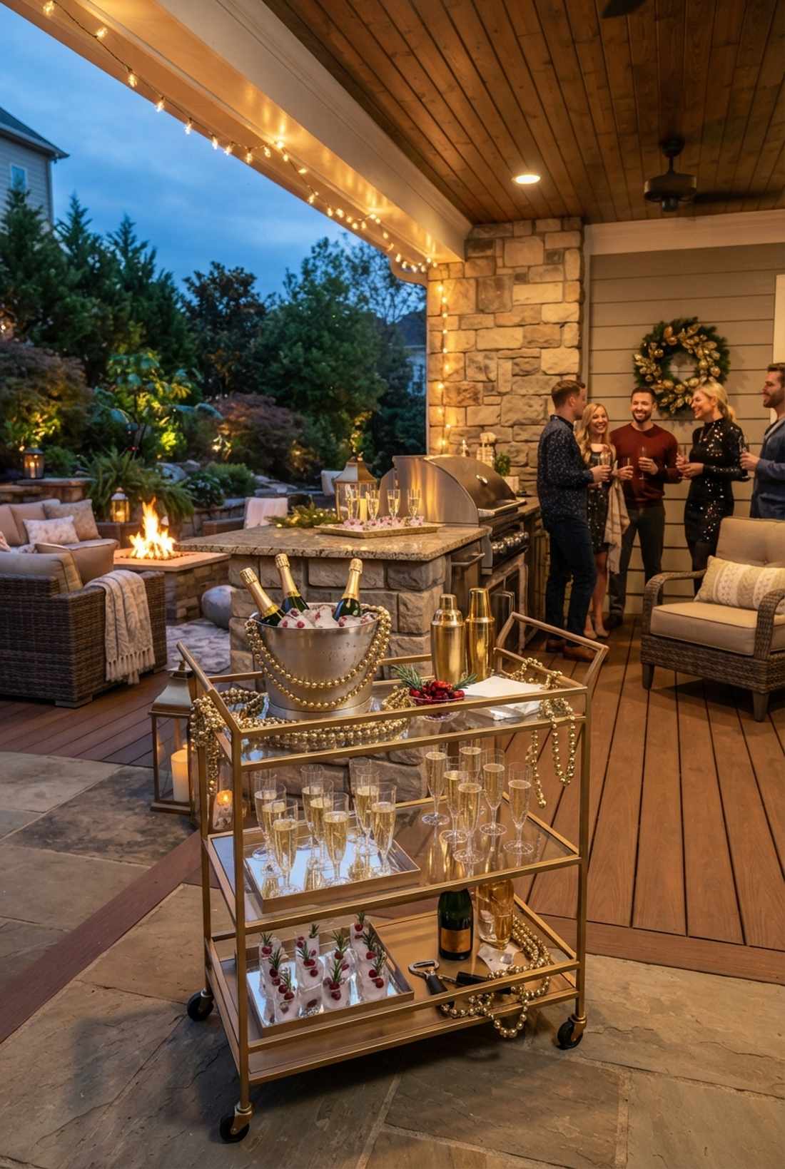 champagne bar elegance