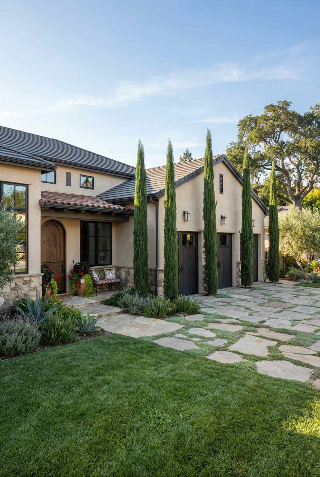 columnar vertical accents