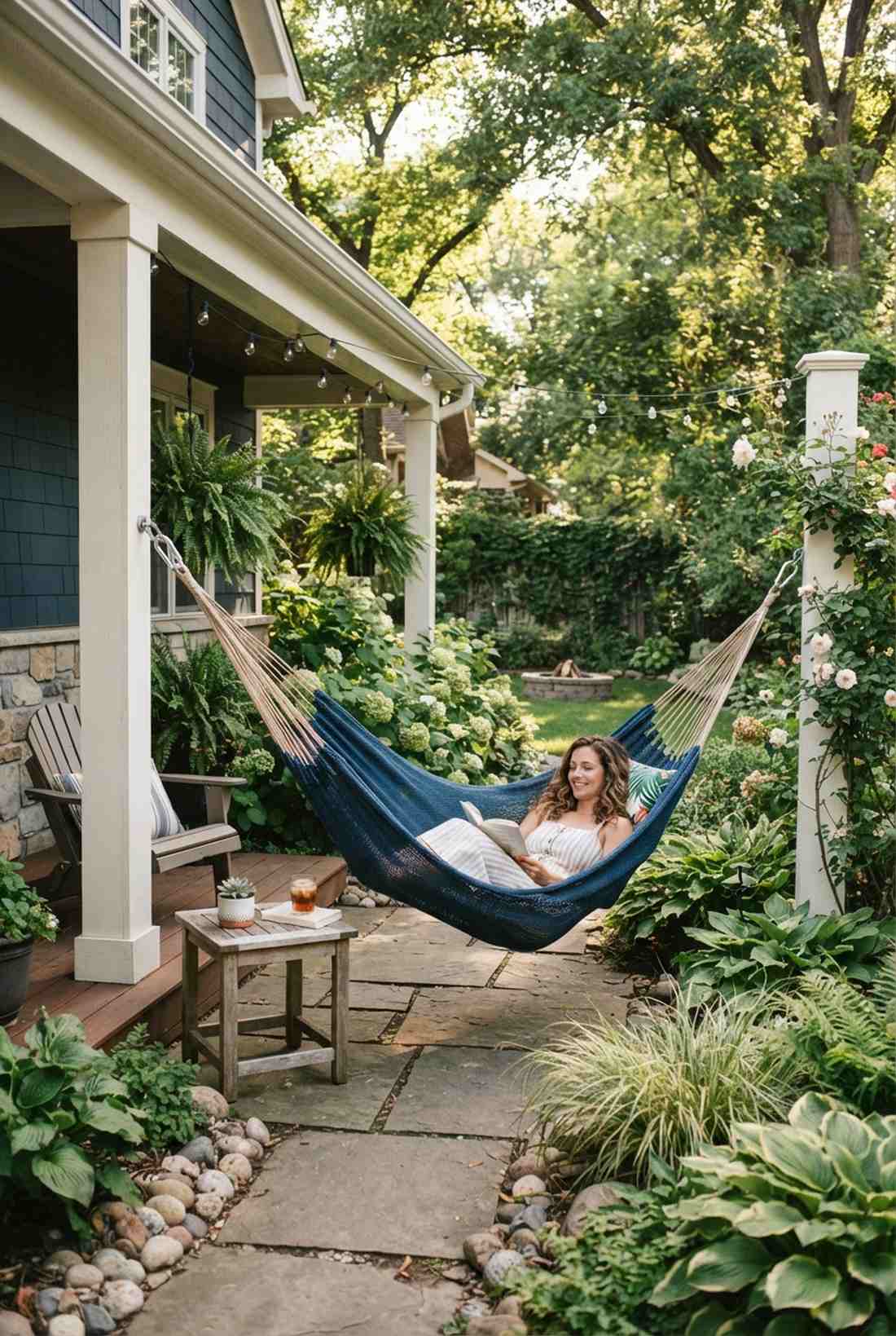 hammock lounging corner
