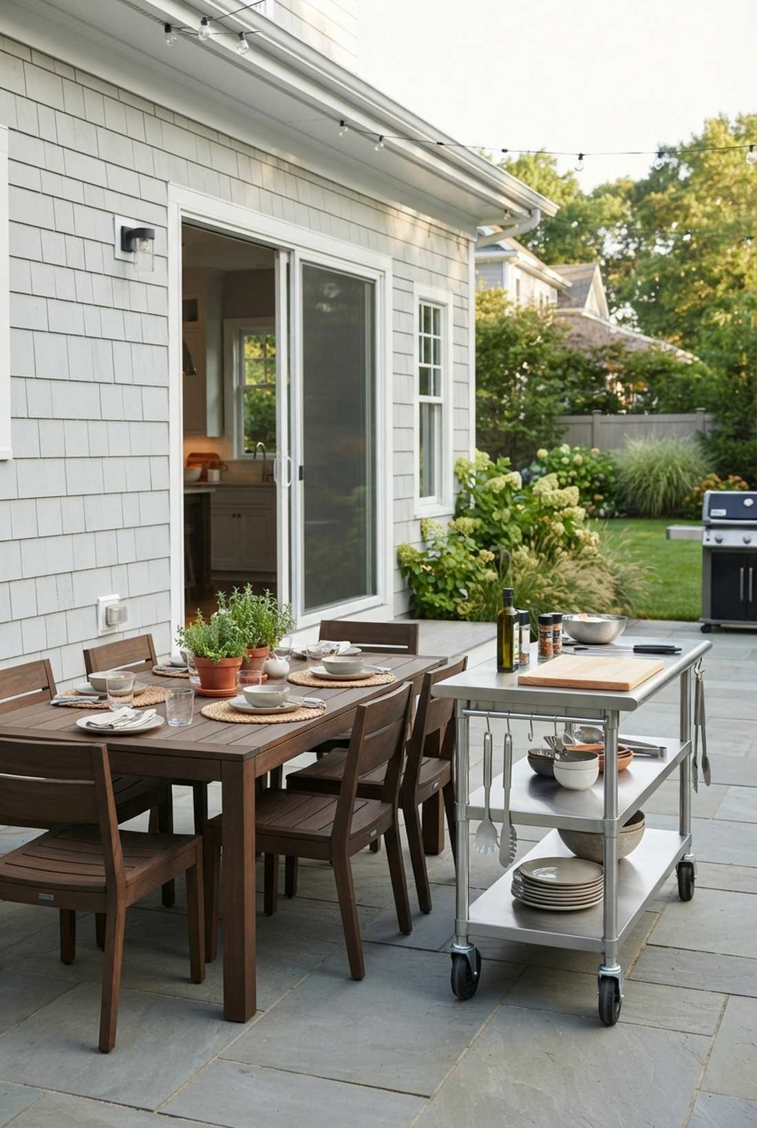kitchen adjacent dining