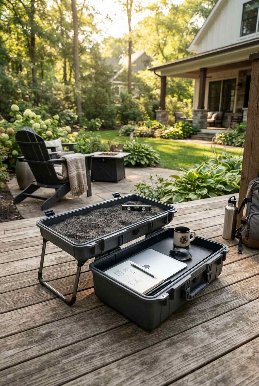 magnetic lid travel case