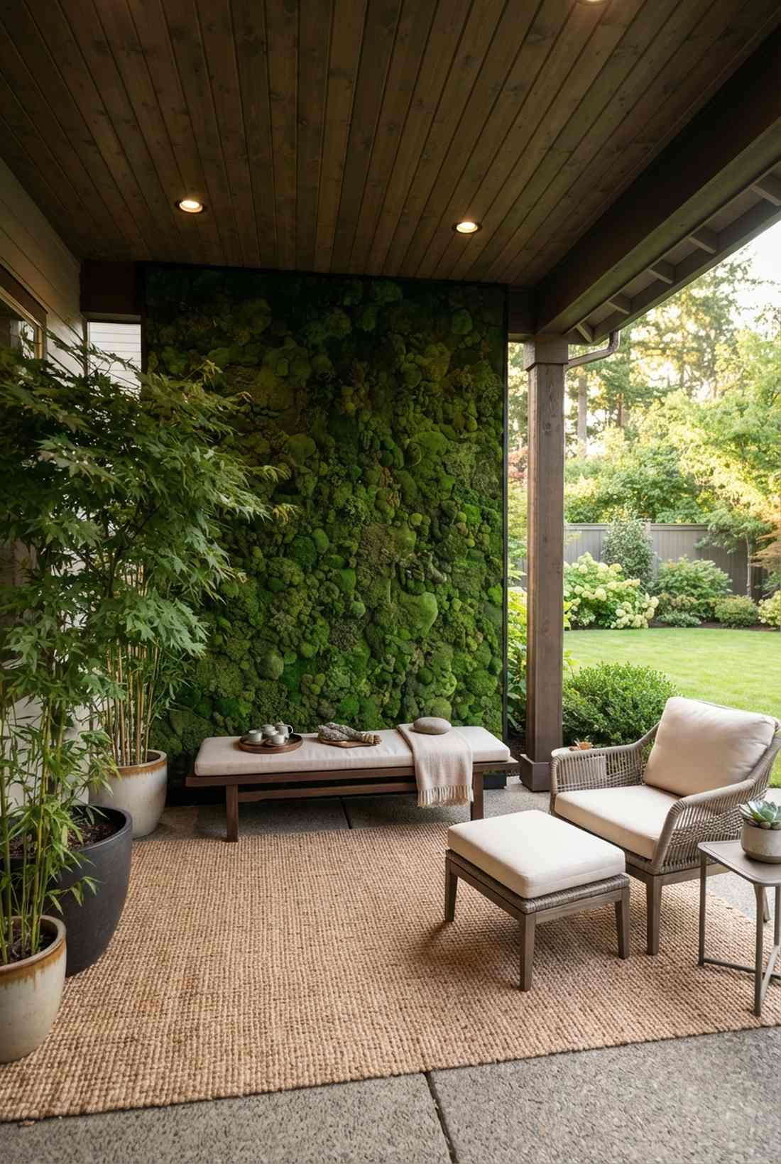 moss wall installations