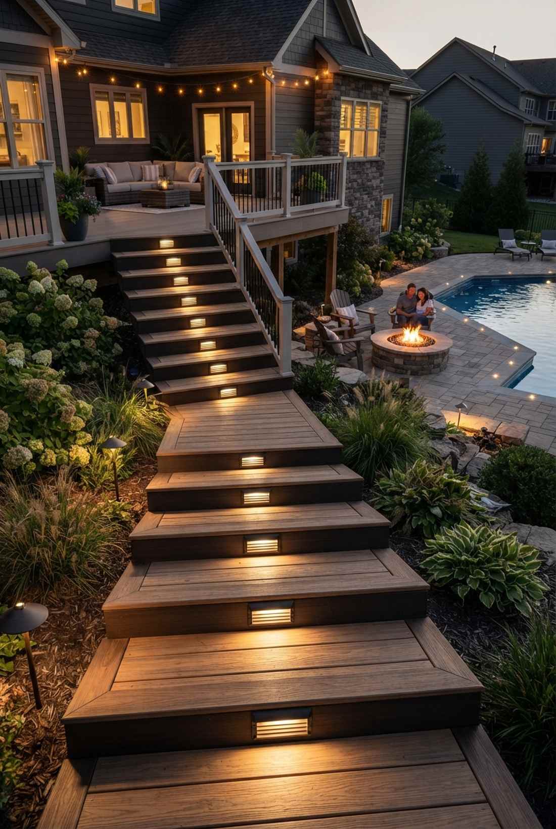 recessed step lights