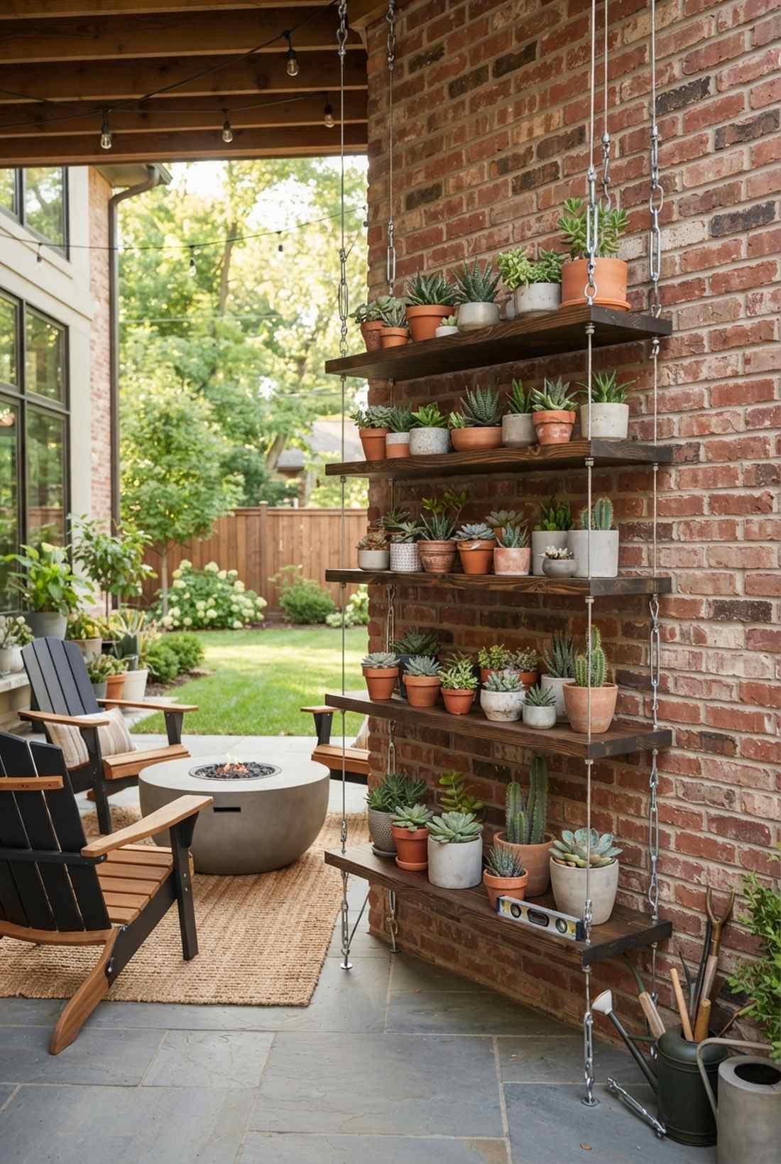 suspended shelf systems