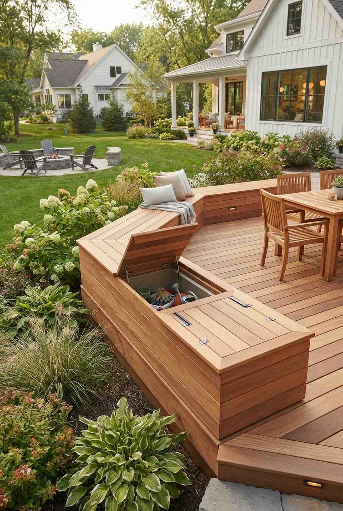 bench seating with storage